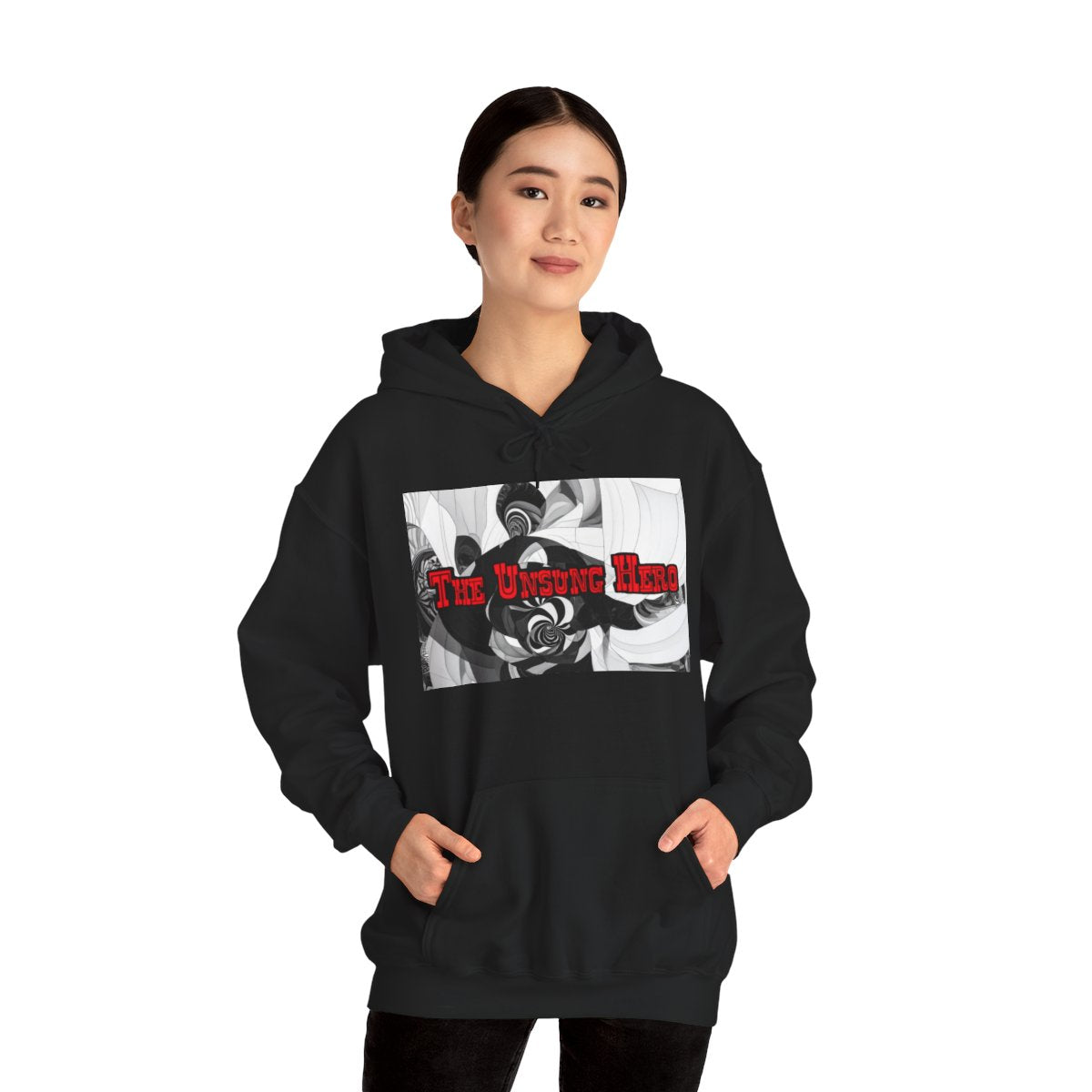 The Unsung Hero - Hooded Spiral Sweatshirt [Unisex]