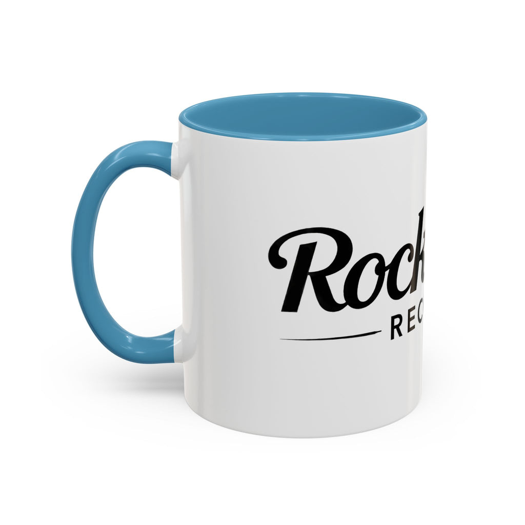 Rock n' Roll Records - Accent Coffee Mug