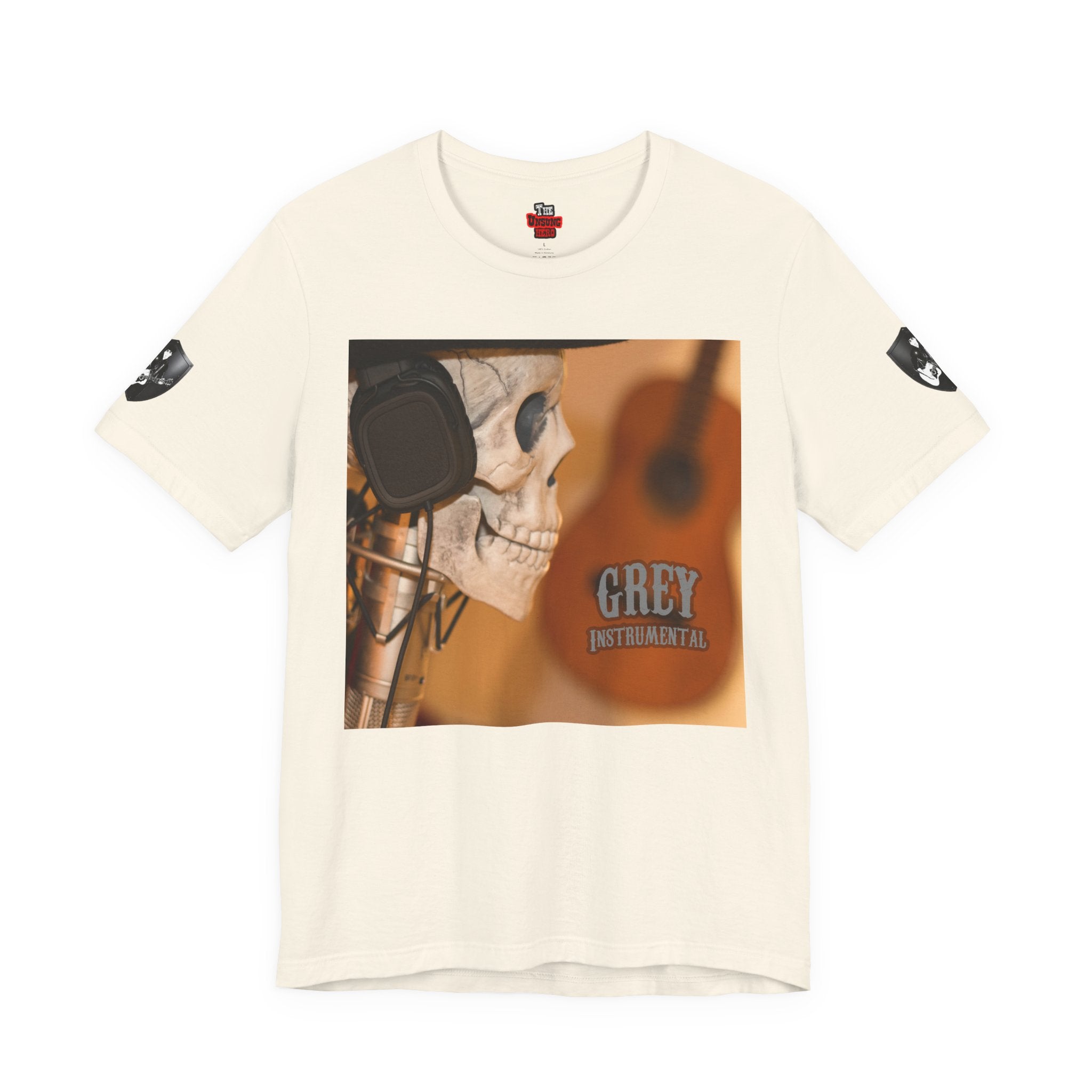 The Unsung Hero - Grey Skeleton T-Shirt [Unisex]