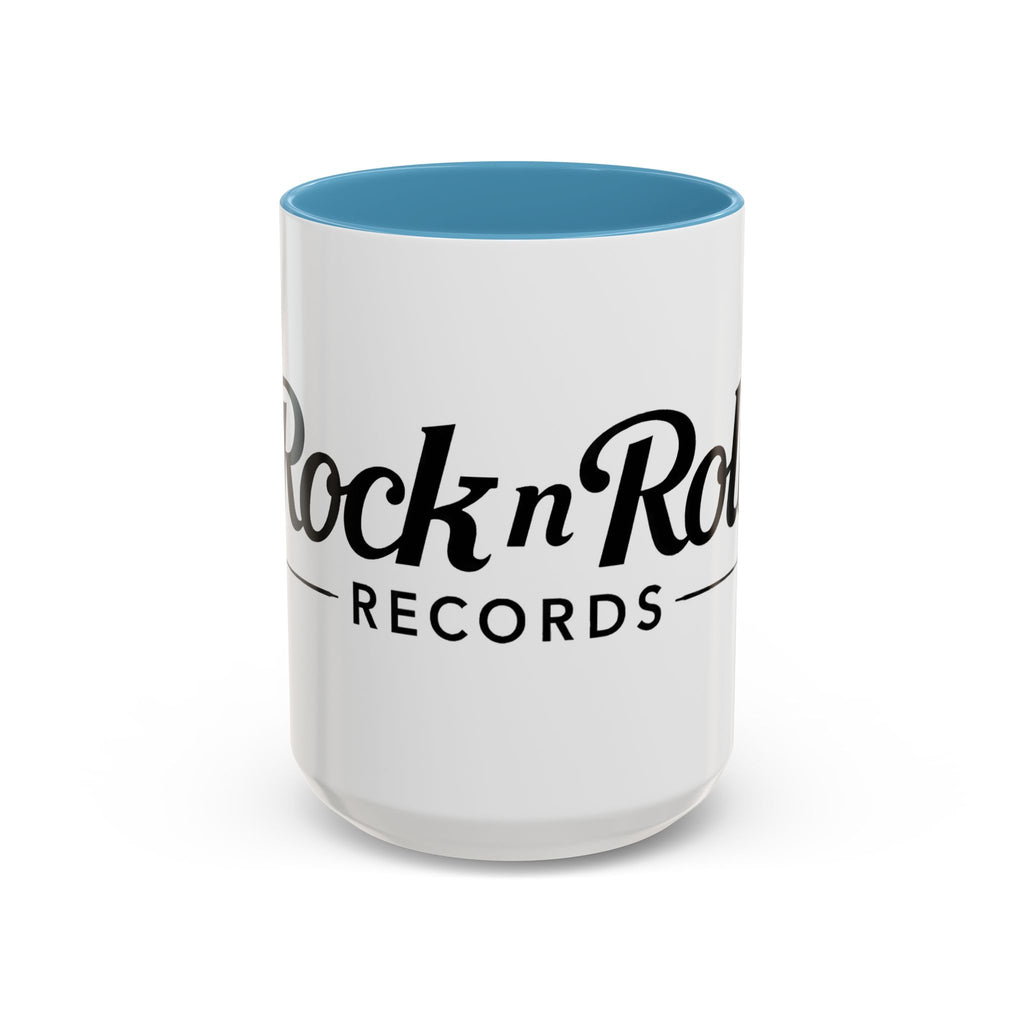 Rock n' Roll Records - Accent Coffee Mug