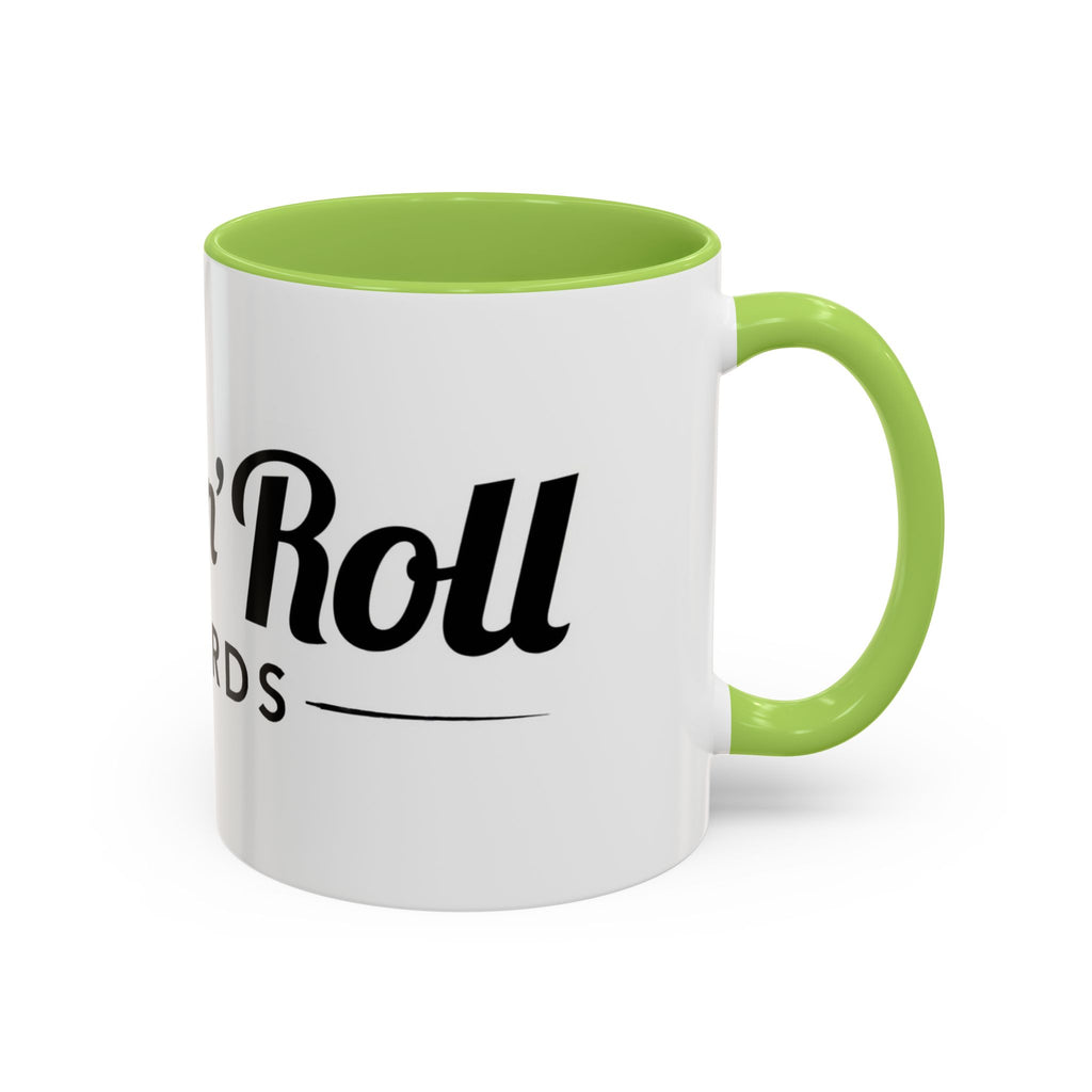 Rock n' Roll Records - Accent Coffee Mug