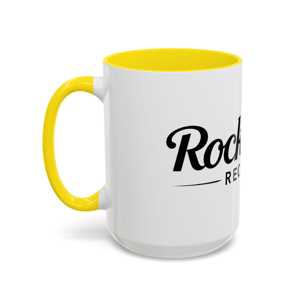 Rock n' Roll Records - Accent Coffee Mug