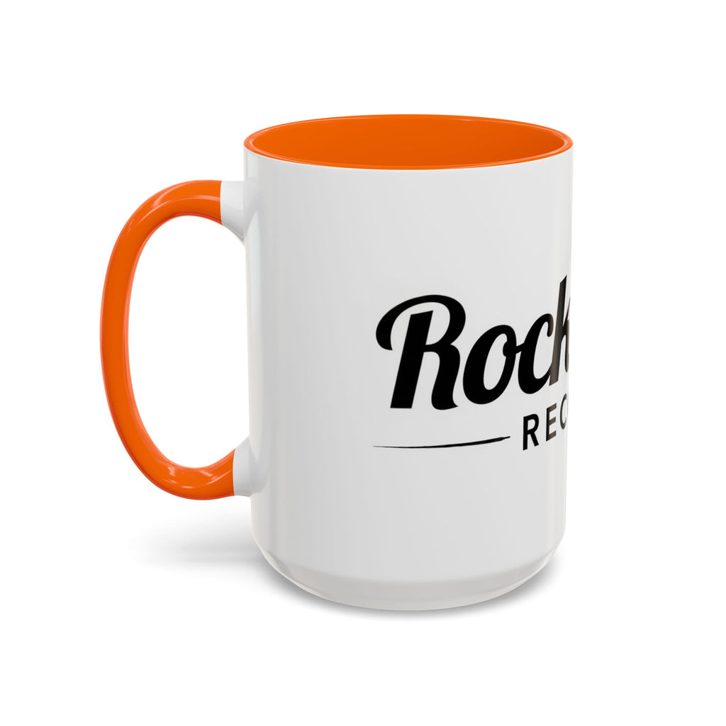 Rock n' Roll Records - Accent Coffee Mug