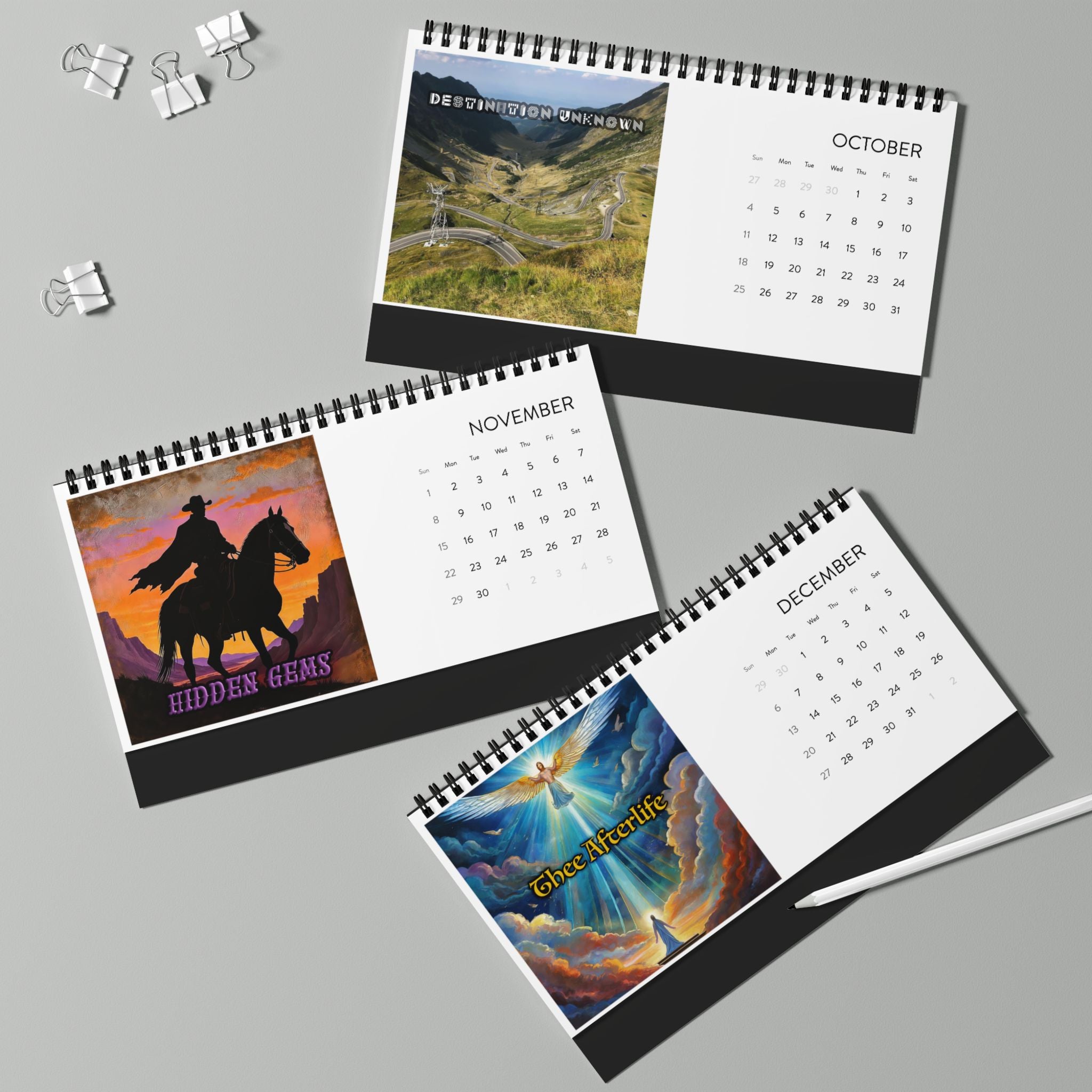 2026 Desktop Calendar — The Unsung Hero