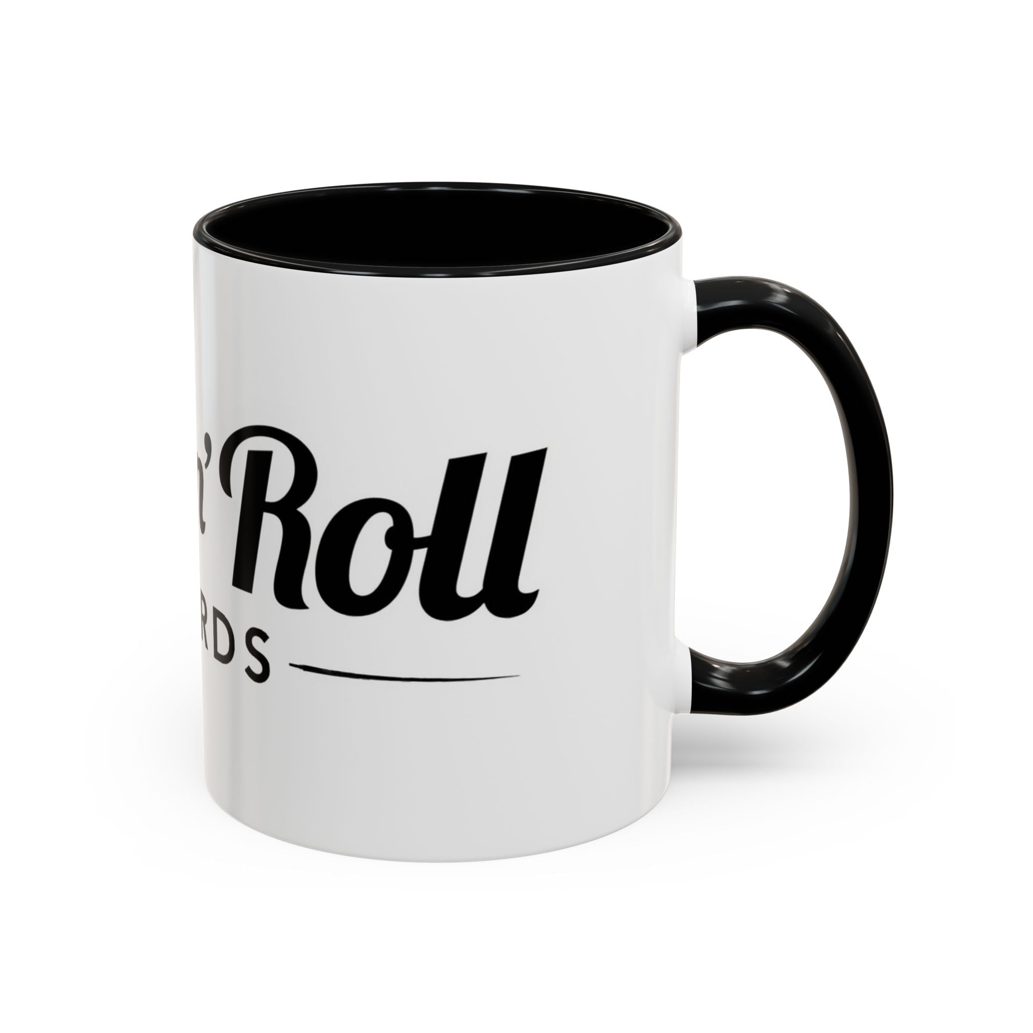 Rock n' Roll Records - Accent Coffee Mug
