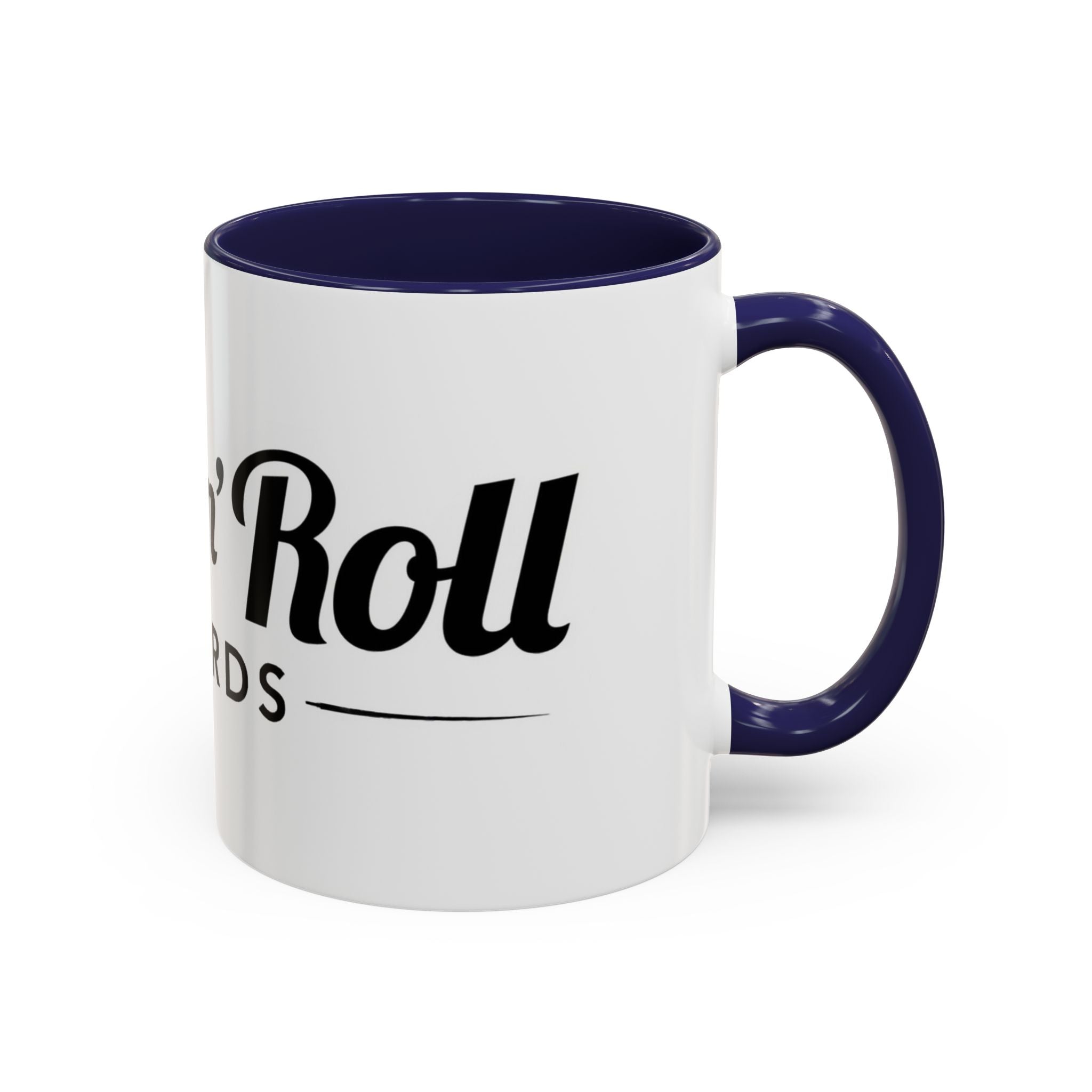 Rock n' Roll Records - Accent Coffee Mug