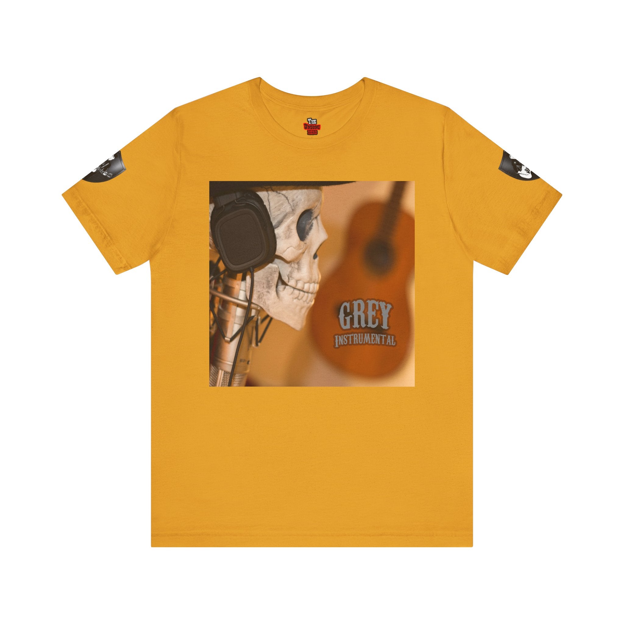 The Unsung Hero - Grey Skeleton T-Shirt [Unisex]