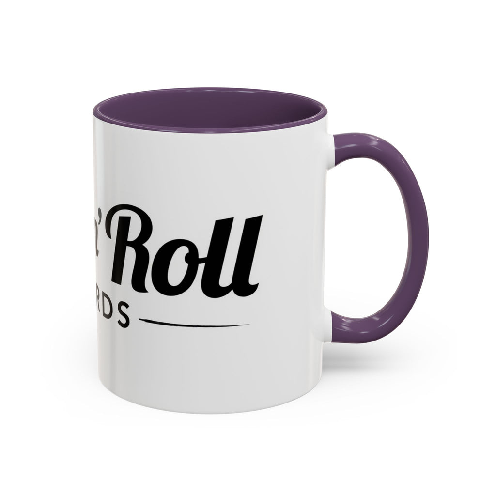 Rock n' Roll Records - Accent Coffee Mug