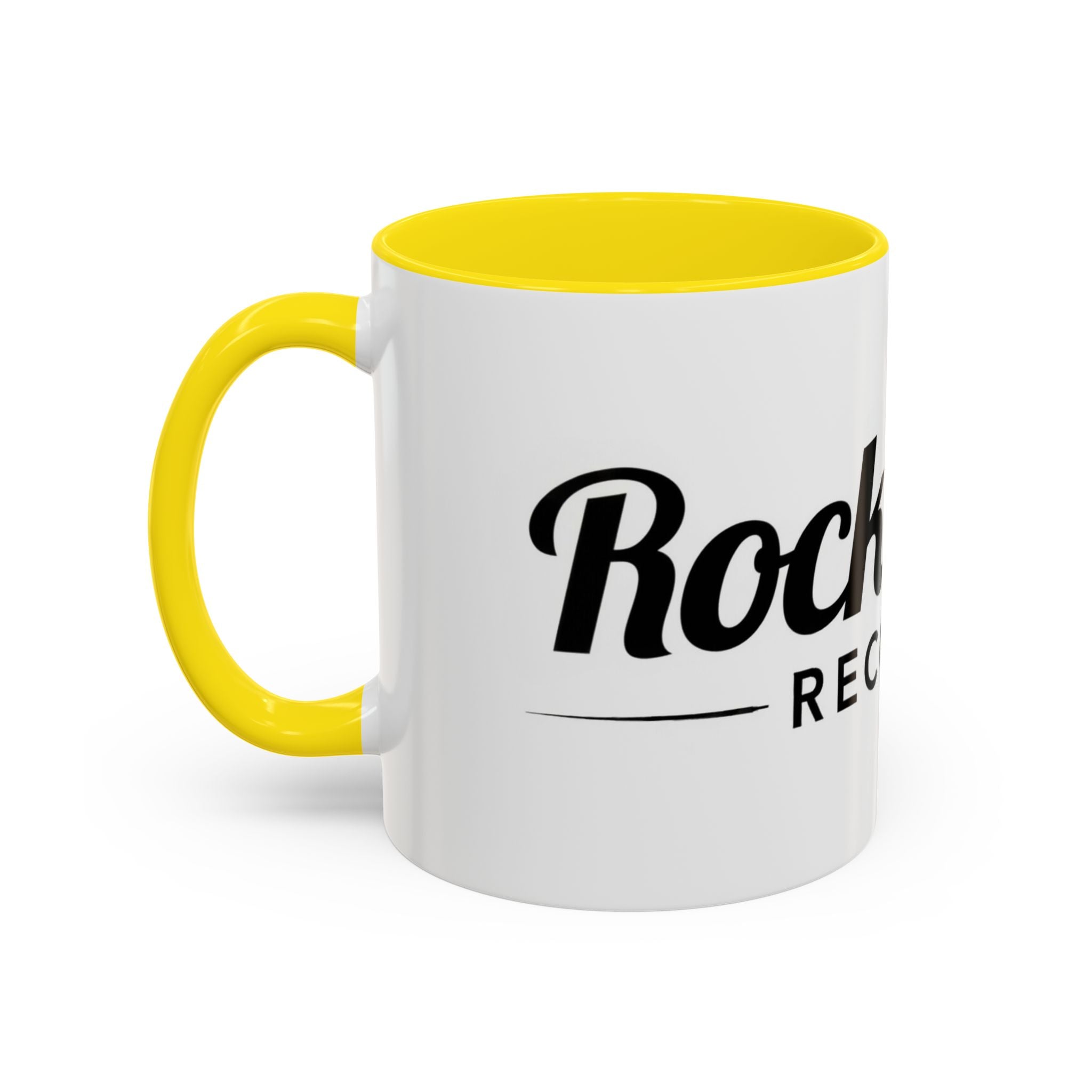 Rock n' Roll Records - Accent Coffee Mug