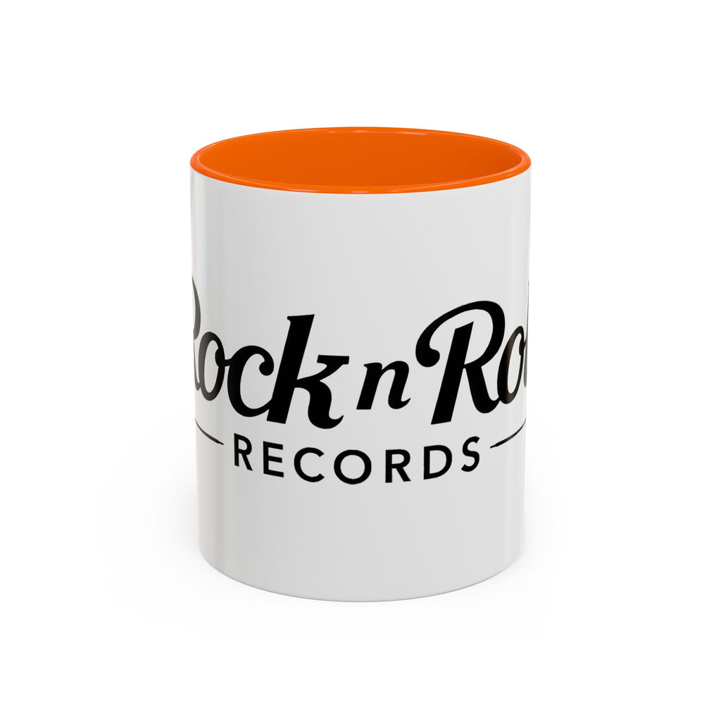 Rock n' Roll Records - Accent Coffee Mug