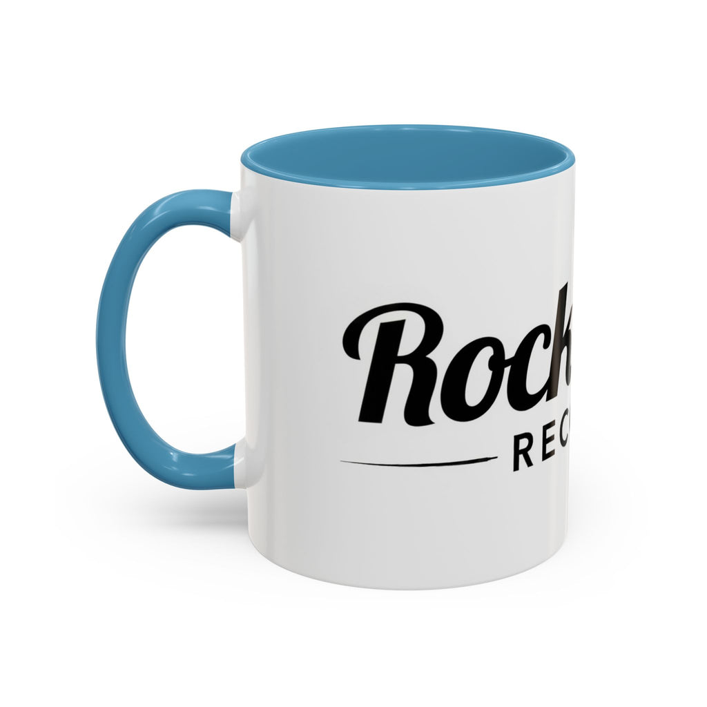 Rock n' Roll Records - Accent Coffee Mug
