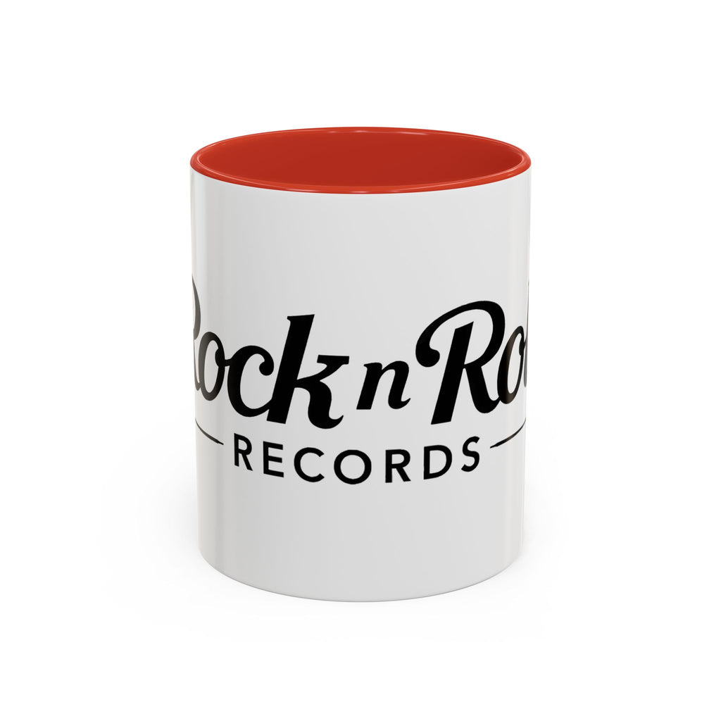Rock n' Roll Records - Accent Coffee Mug