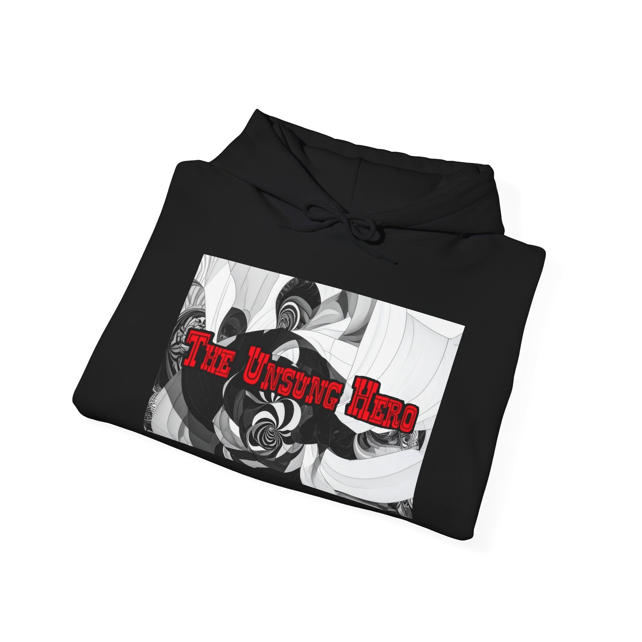 The Unsung Hero - Hooded Spiral Sweatshirt [Unisex]