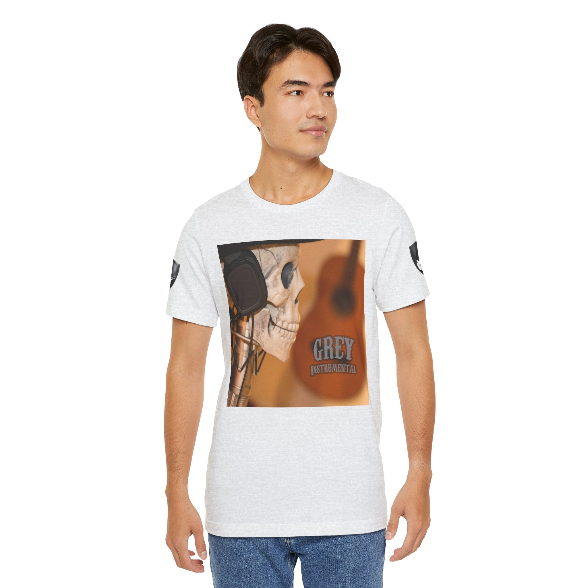 The Unsung Hero - Grey Skeleton T-Shirt [Unisex]