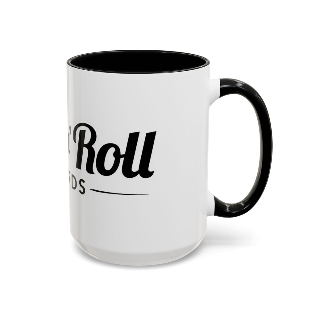 Rock n' Roll Records - Accent Coffee Mug