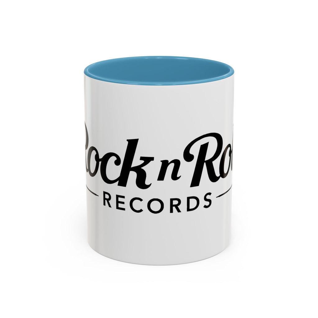 Rock n' Roll Records - Accent Coffee Mug