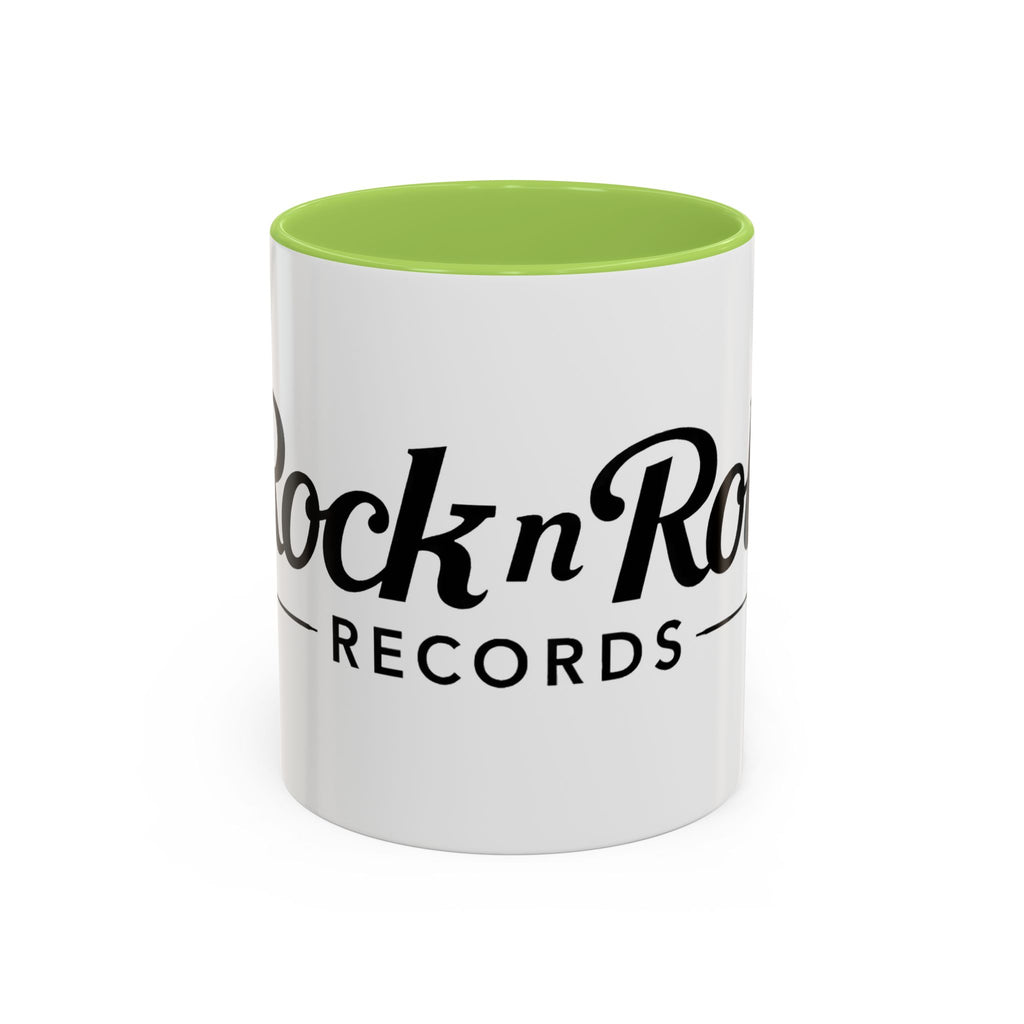 Rock n' Roll Records - Accent Coffee Mug
