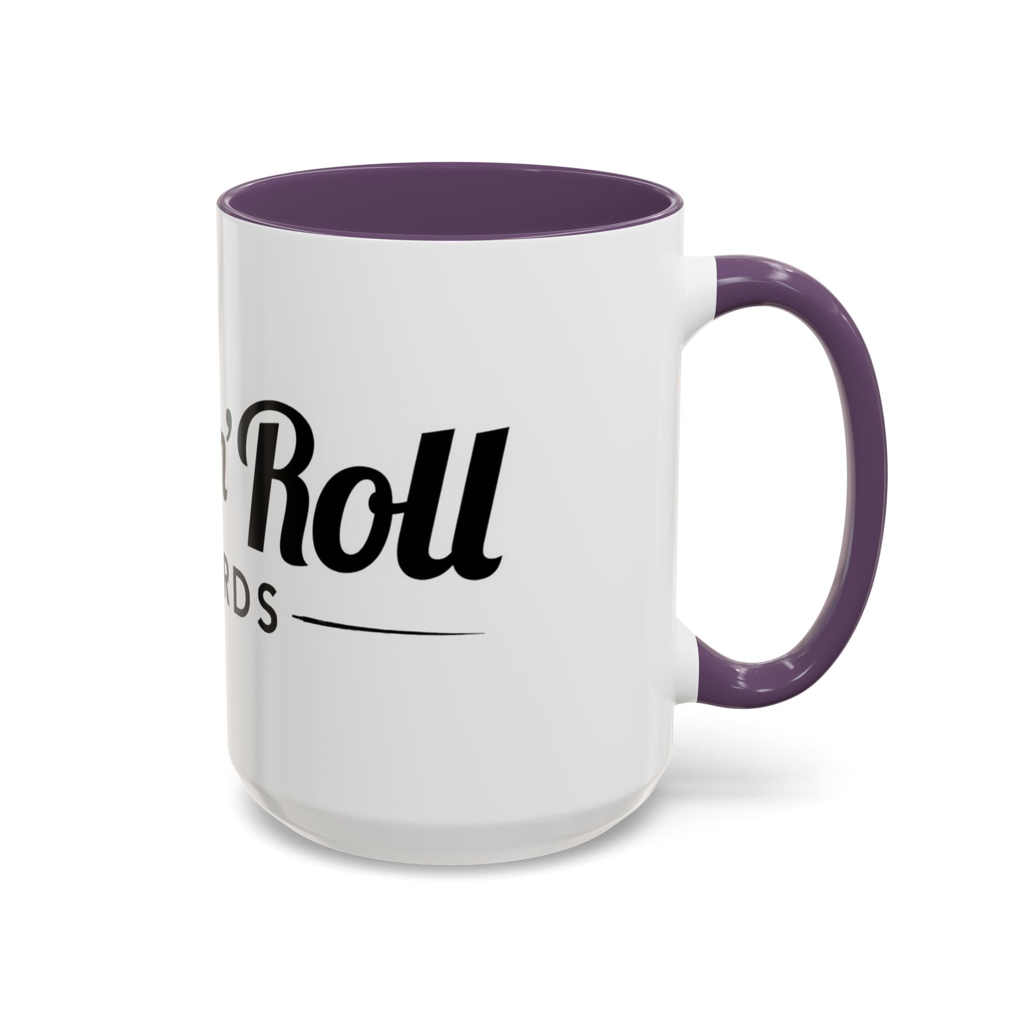 Rock n' Roll Records - Accent Coffee Mug