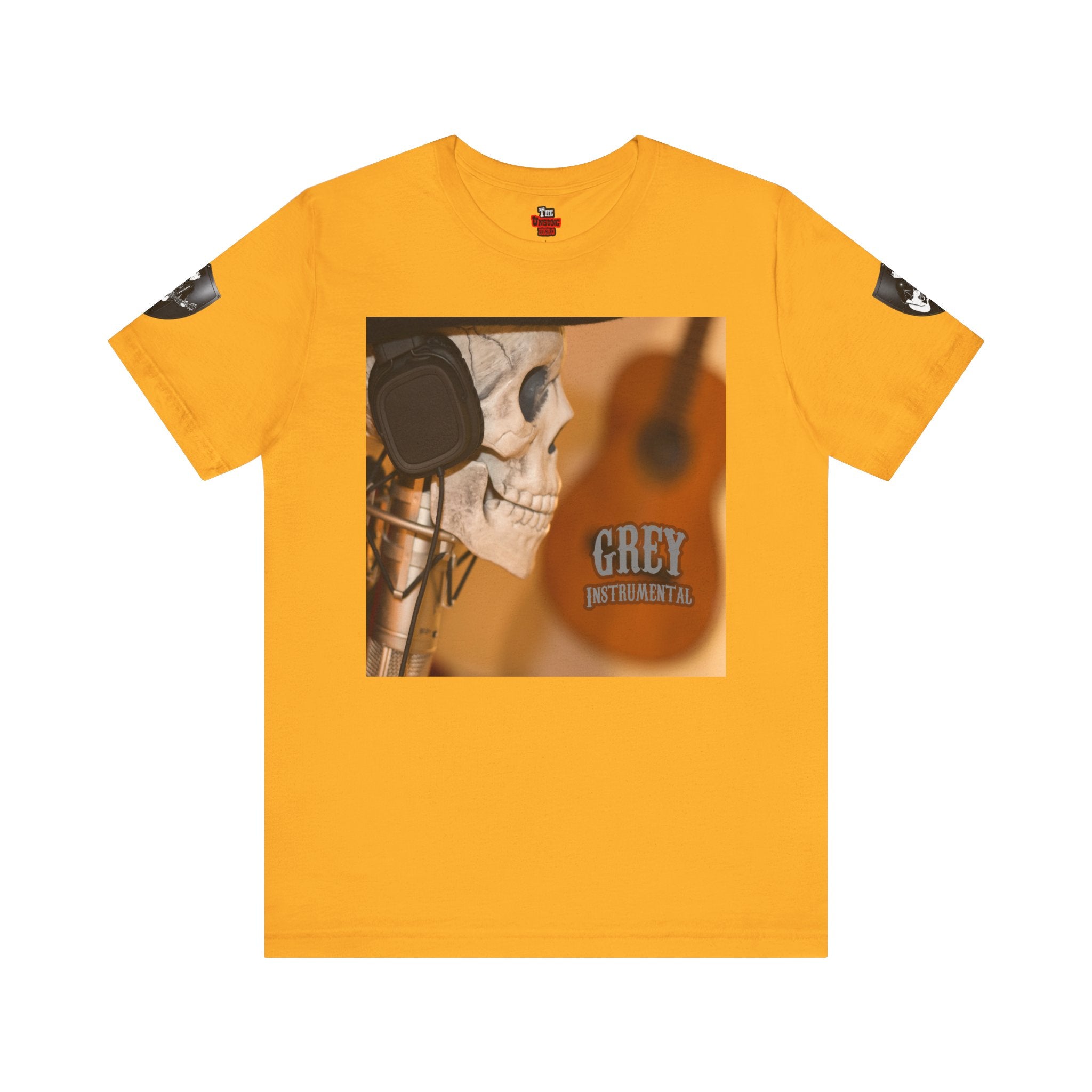 The Unsung Hero - Grey Skeleton T-Shirt [Unisex]