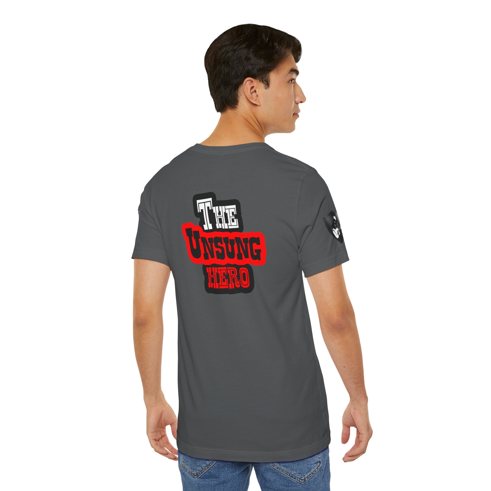 The Unsung Hero - Grey Skeleton T-Shirt [Unisex]