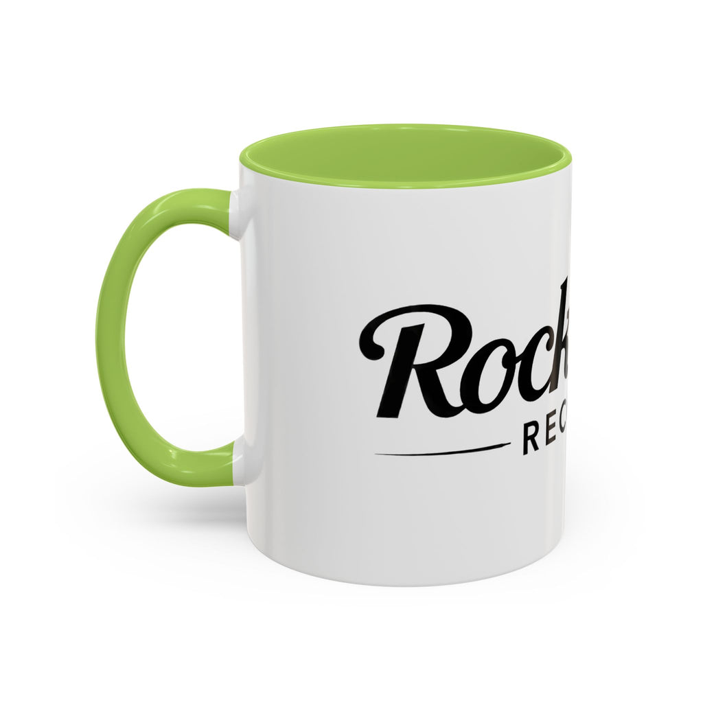 Rock n' Roll Records - Accent Coffee Mug