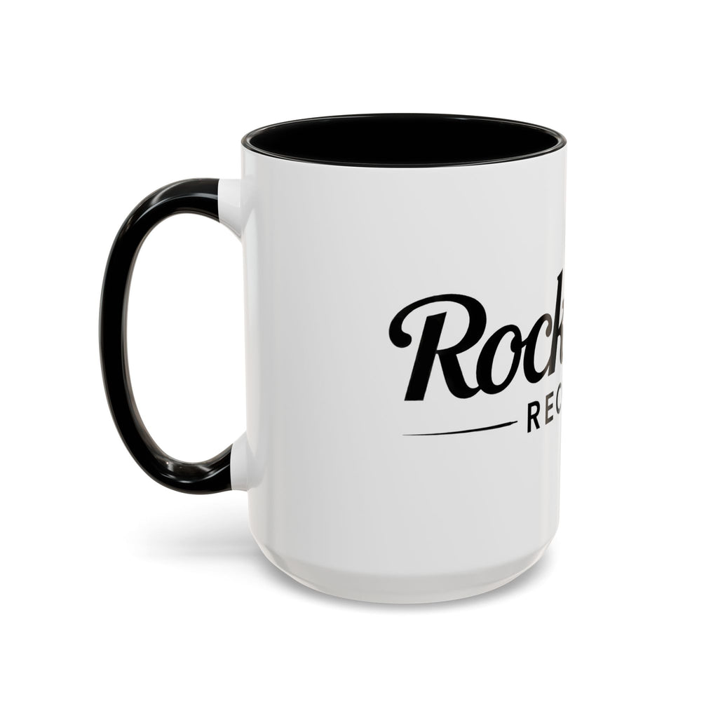 Rock n' Roll Records - Accent Coffee Mug