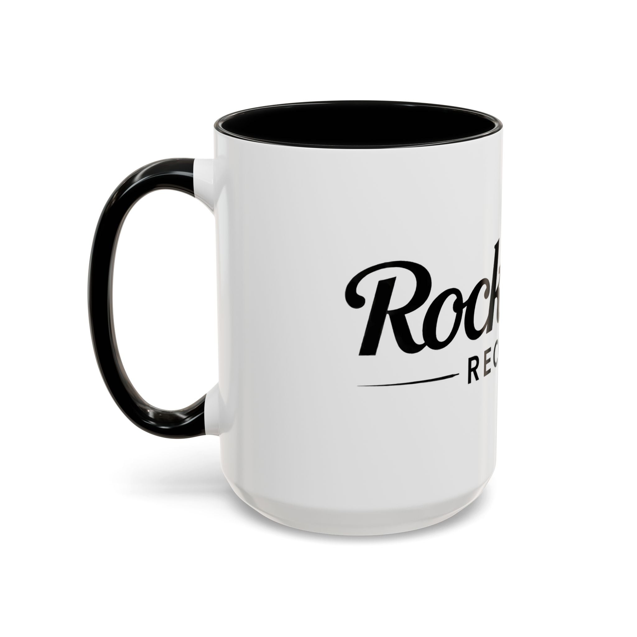 Rock n' Roll Records - Accent Coffee Mug