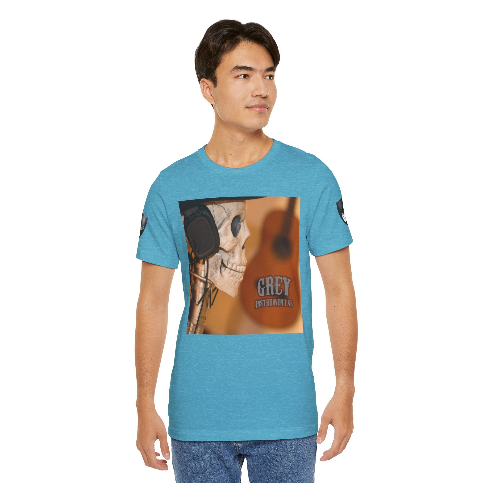 The Unsung Hero - Grey Skeleton T-Shirt [Unisex]