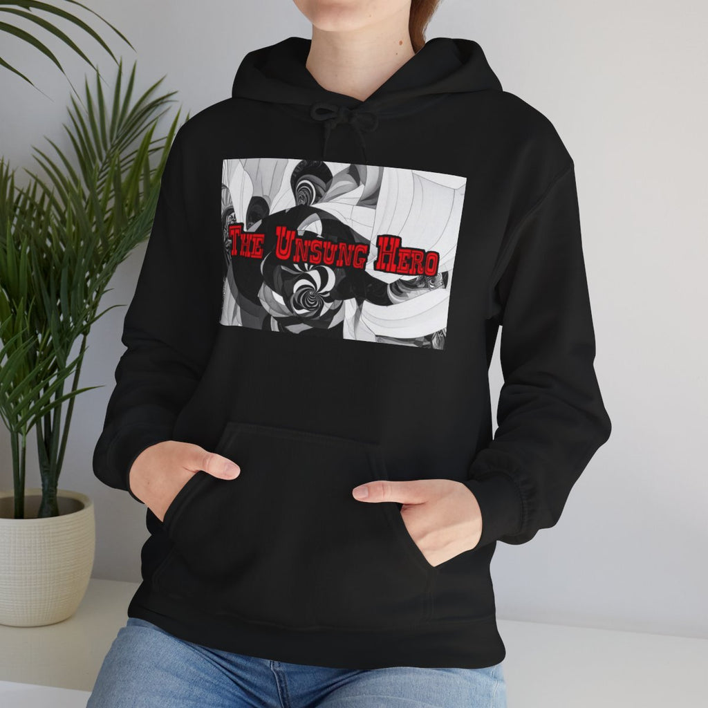 The Unsung Hero - Hooded Spiral Sweatshirt [Unisex]