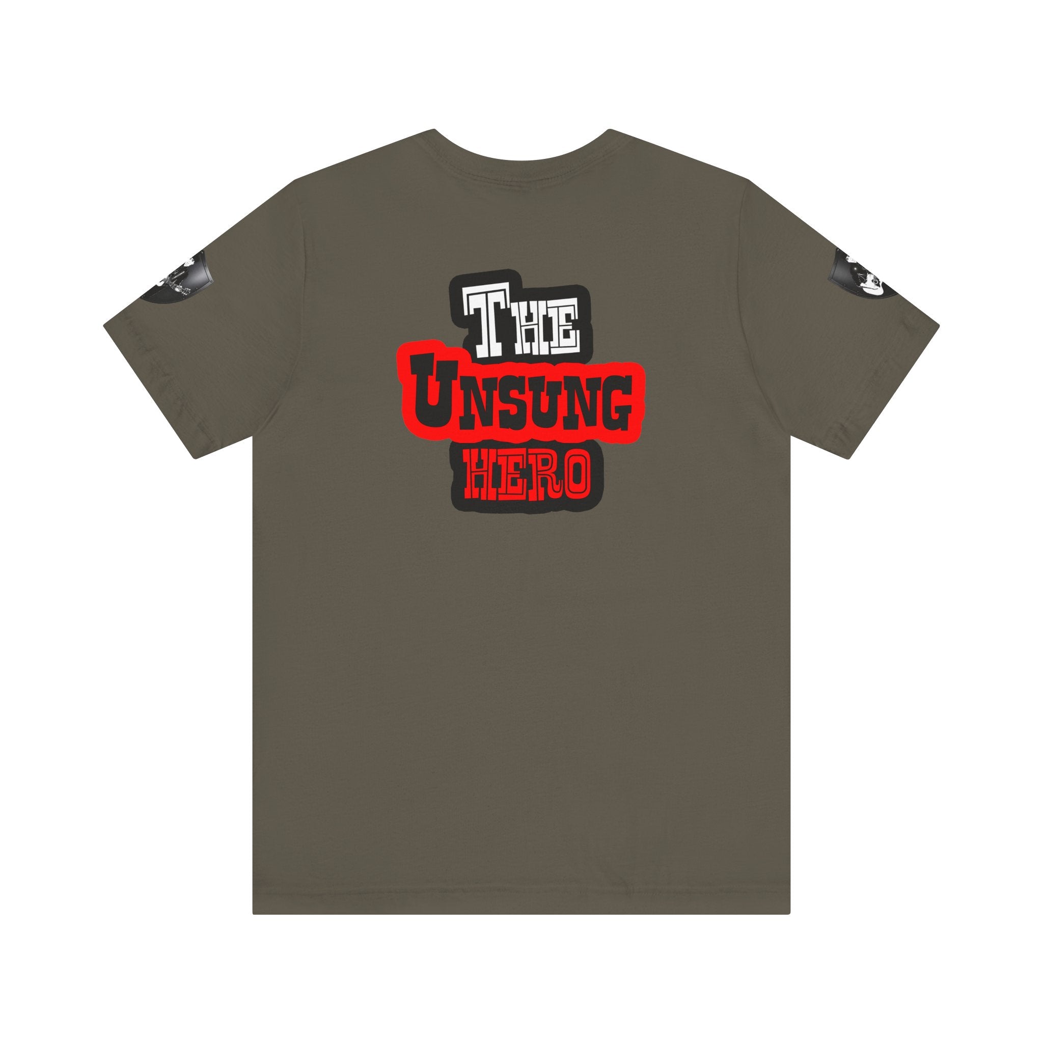 The Unsung Hero - Grey Skeleton T-Shirt [Unisex]