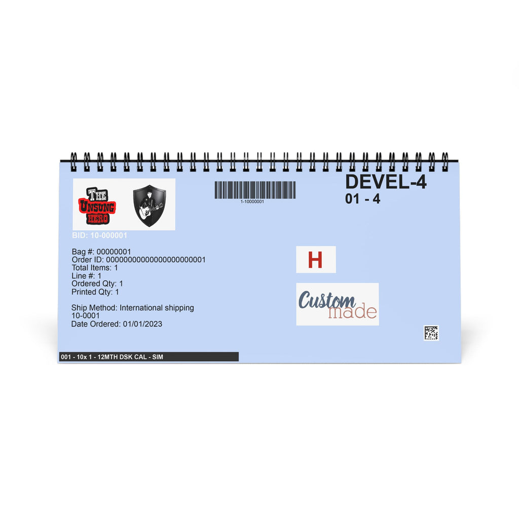 2026 Desktop Calendar — The Unsung Hero