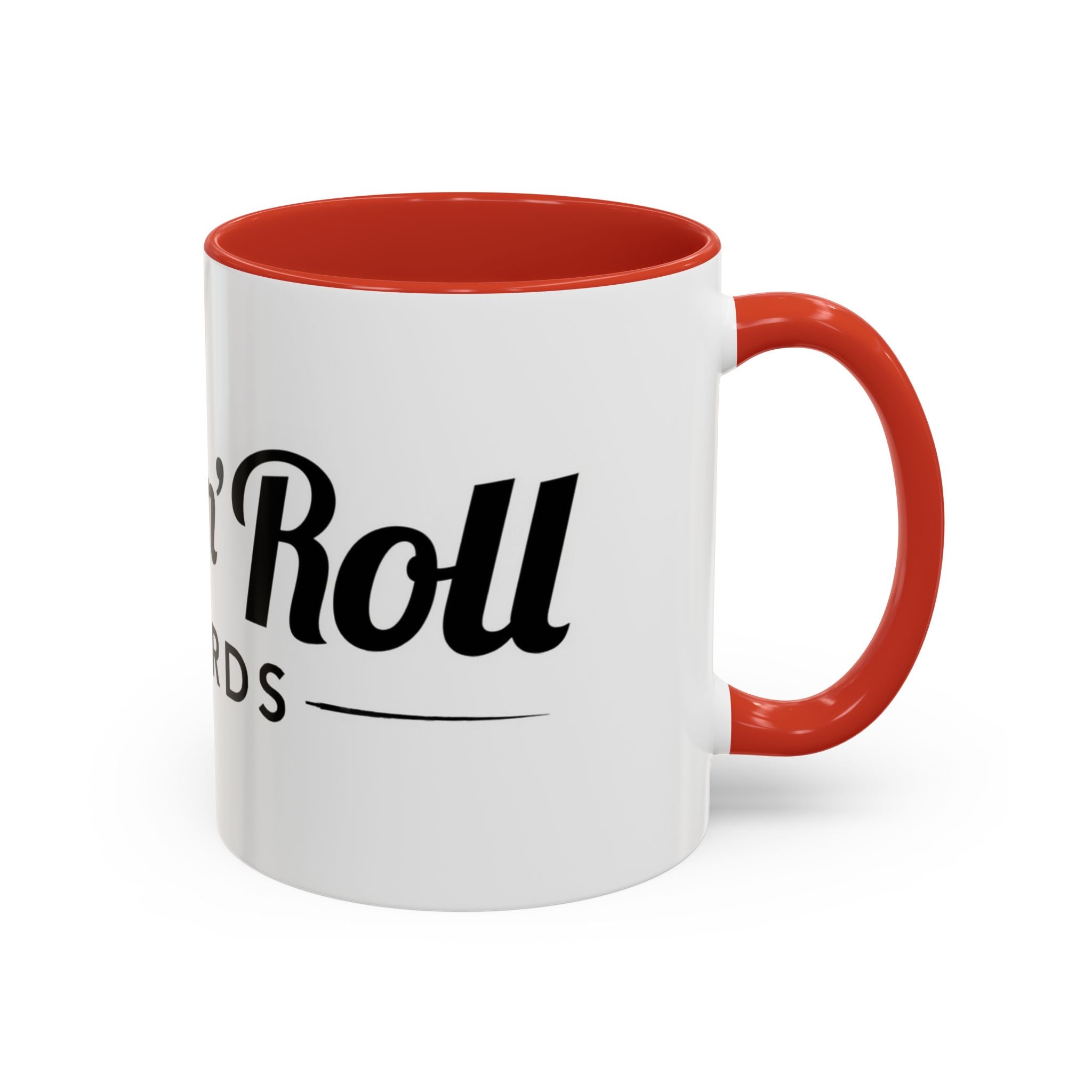 Rock n' Roll Records - Accent Coffee Mug