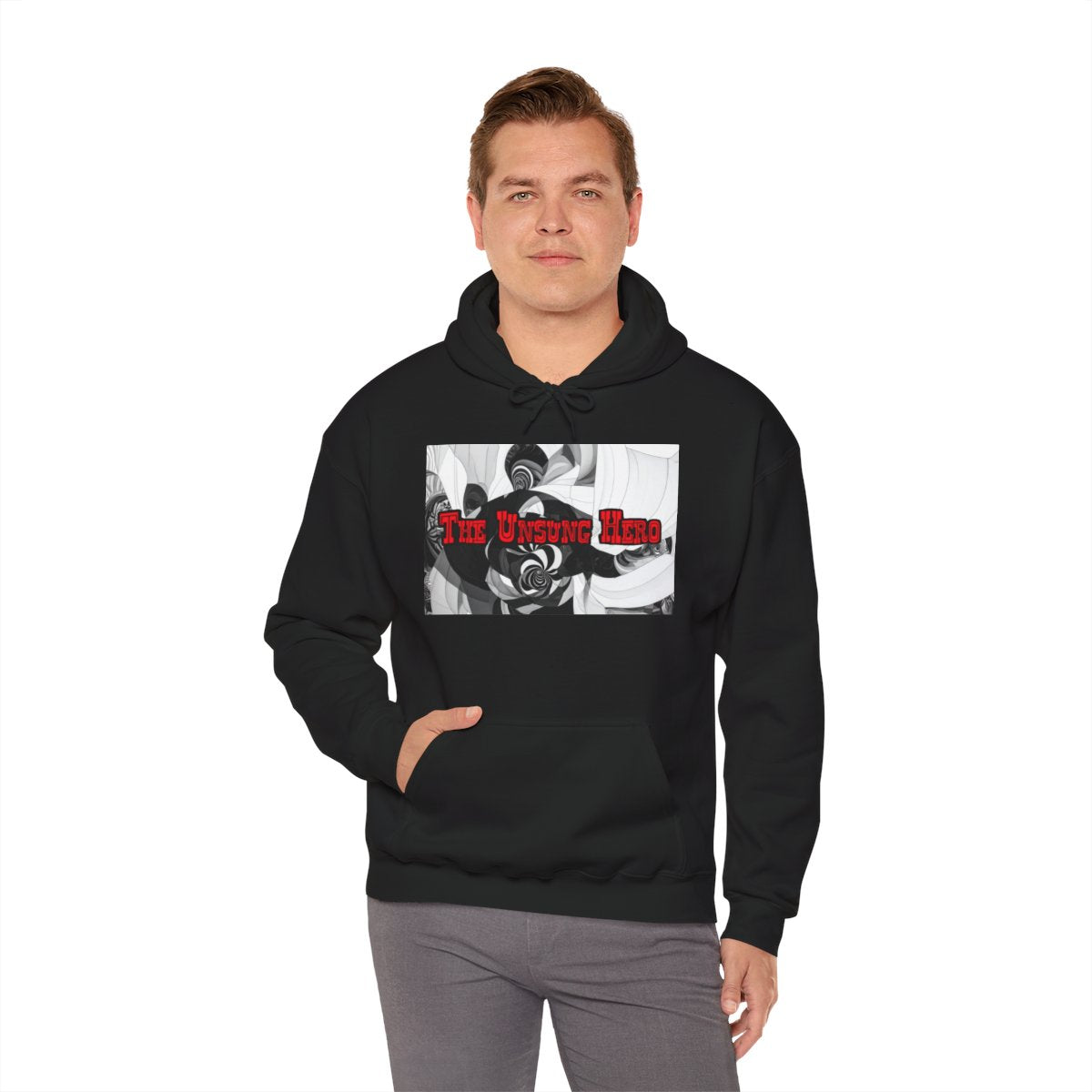 The Unsung Hero - Hooded Spiral Sweatshirt [Unisex]