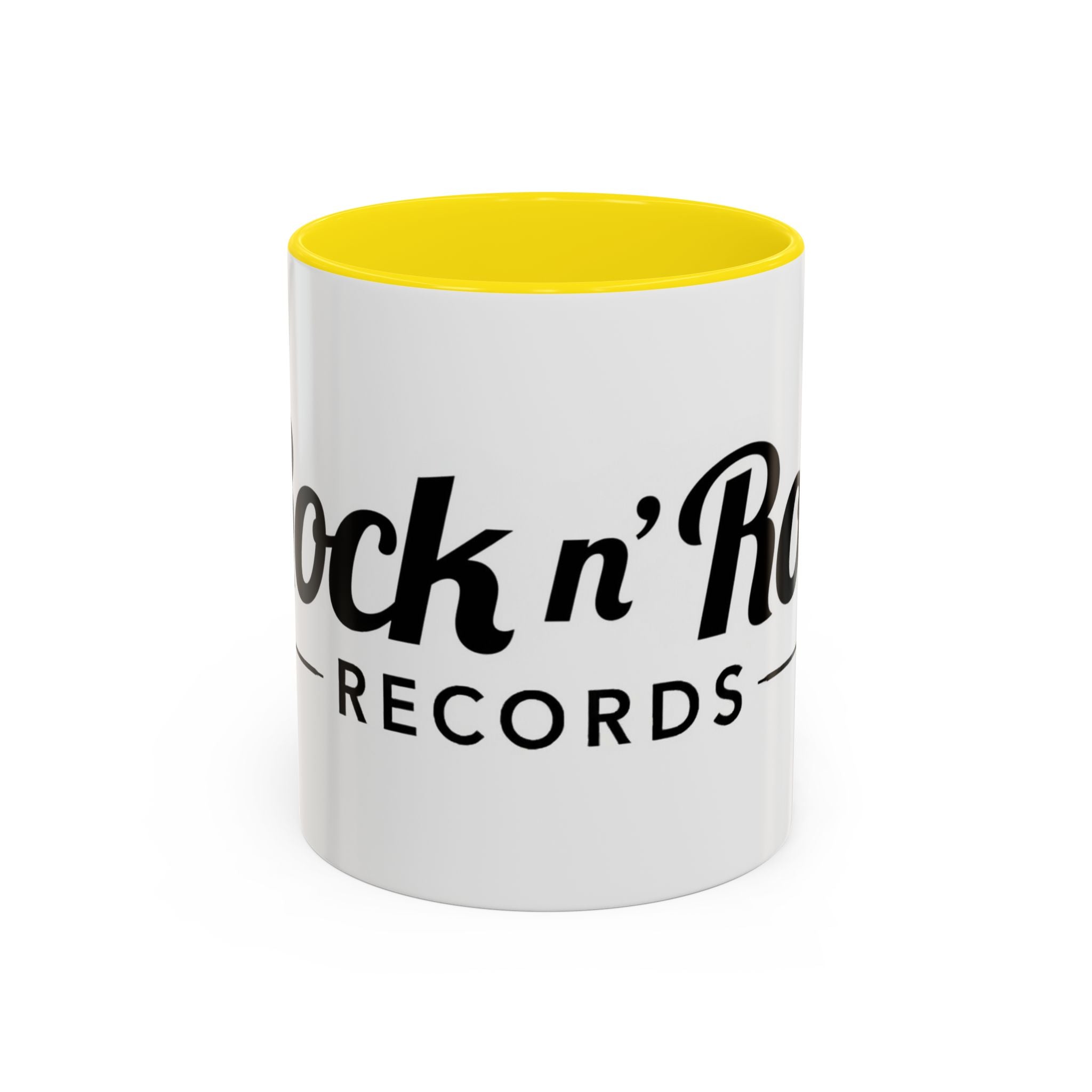 Rock n' Roll Records - Accent Coffee Mug