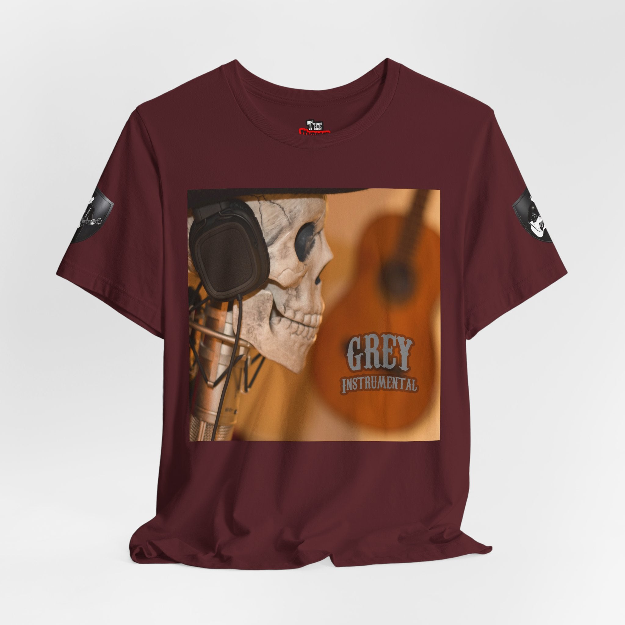 The Unsung Hero - Grey Skeleton T-Shirt [Unisex]