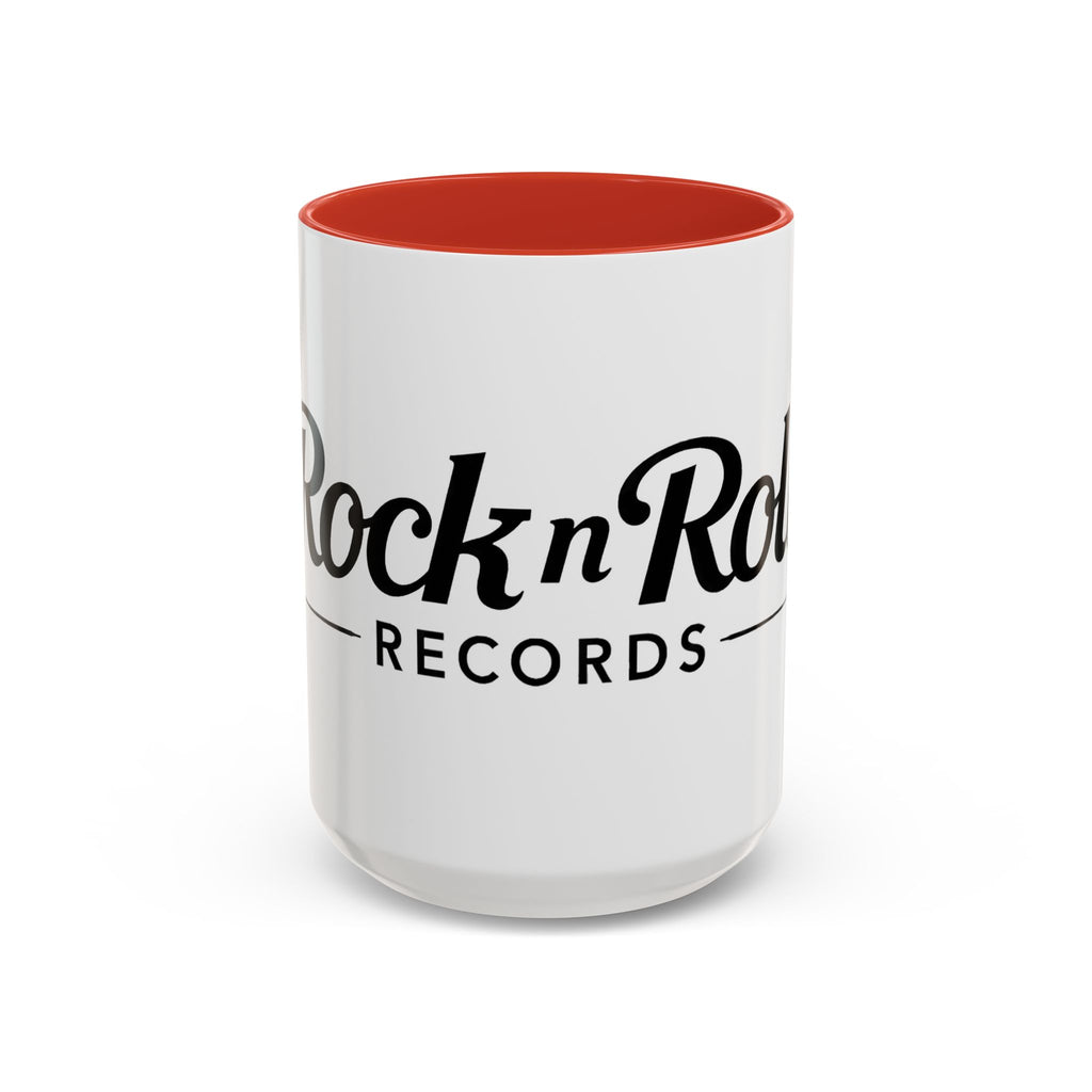Rock n' Roll Records - Accent Coffee Mug