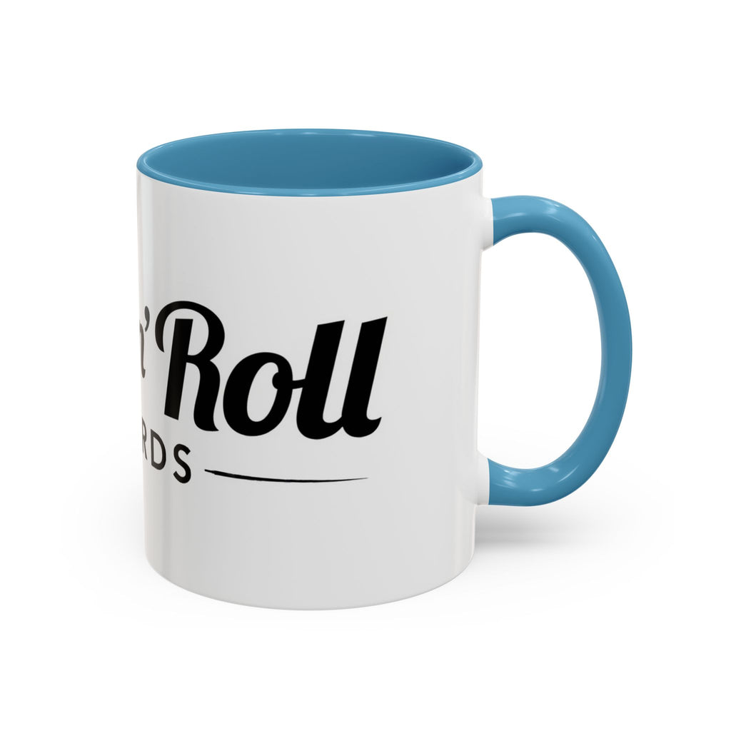 Rock n' Roll Records - Accent Coffee Mug