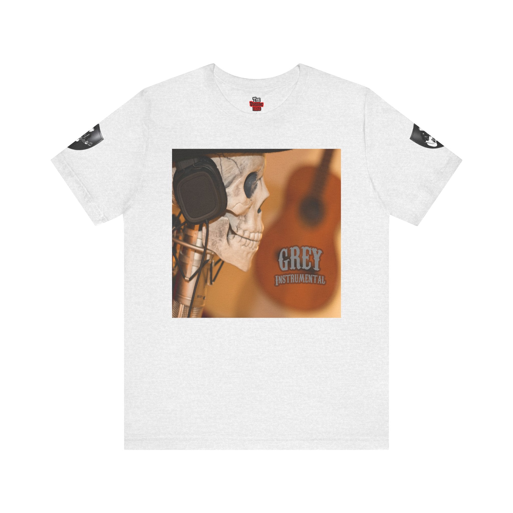 The Unsung Hero - Grey Skeleton T-Shirt [Unisex]