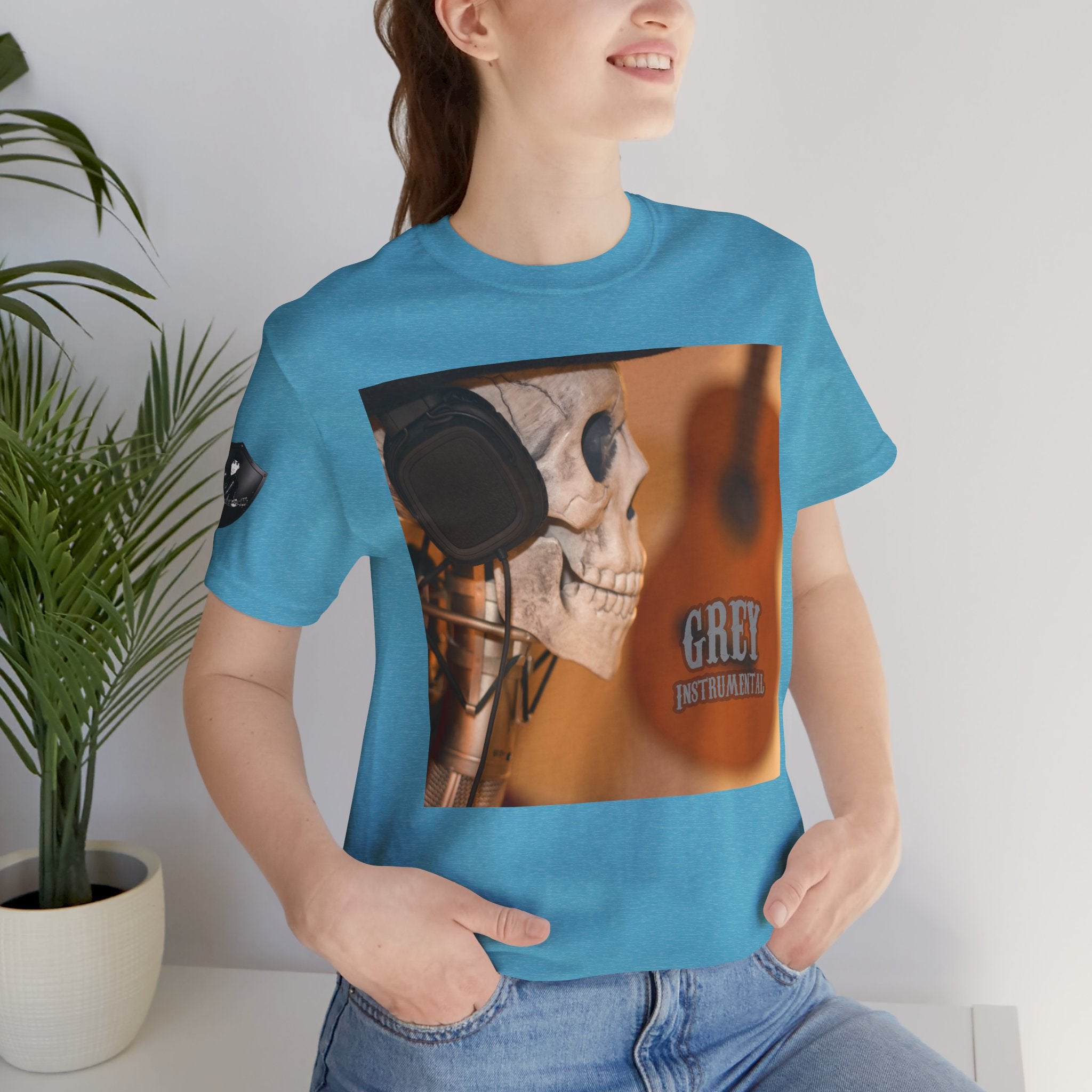 The Unsung Hero - Grey Skeleton T-Shirt [Unisex]