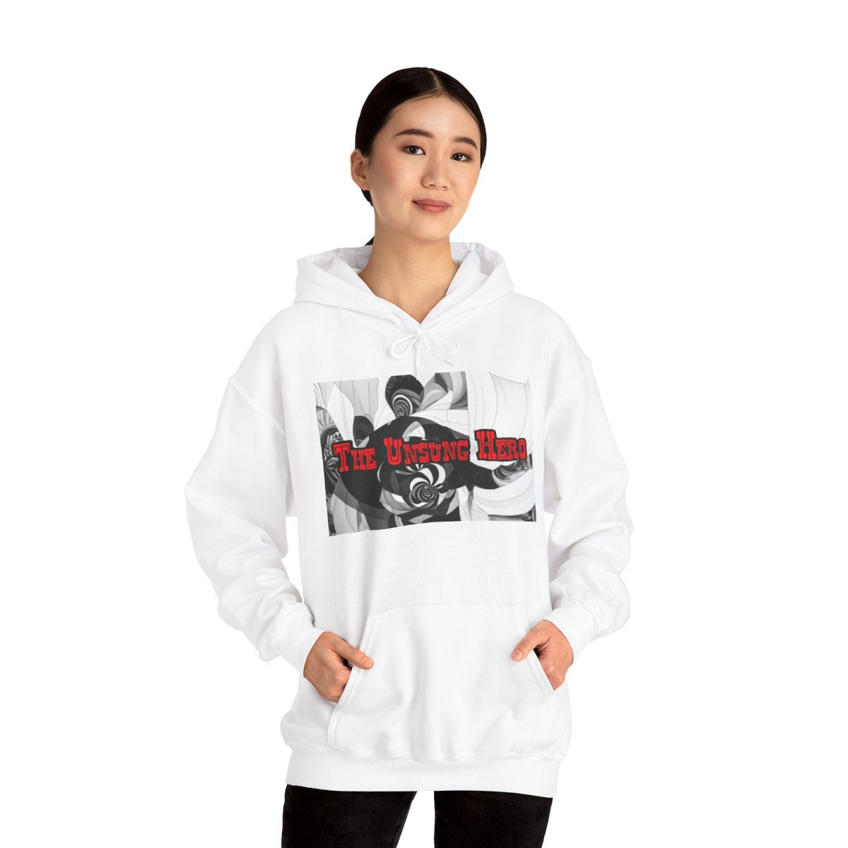 The Unsung Hero - Hooded Spiral Sweatshirt [Unisex]