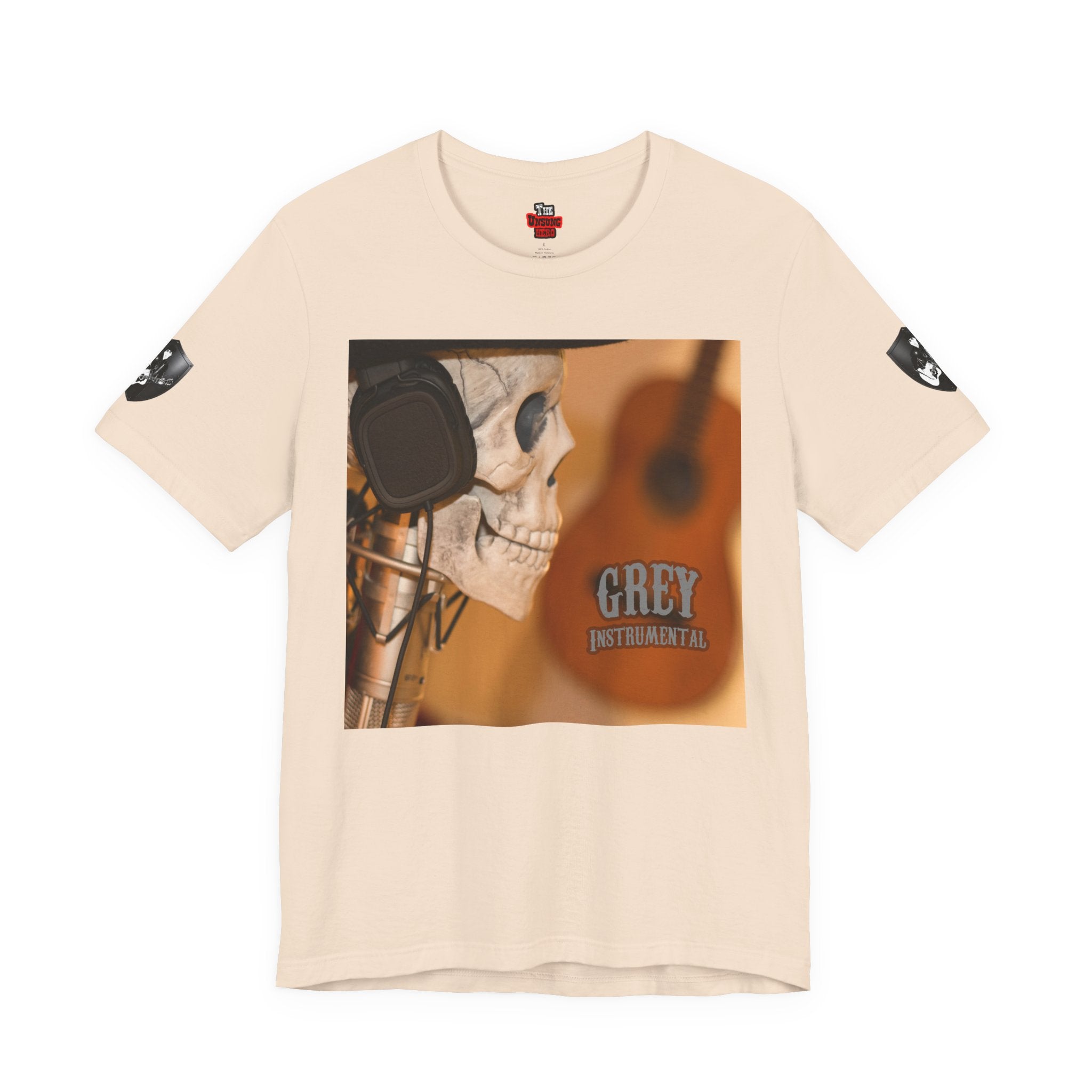 The Unsung Hero - Grey Skeleton T-Shirt [Unisex]