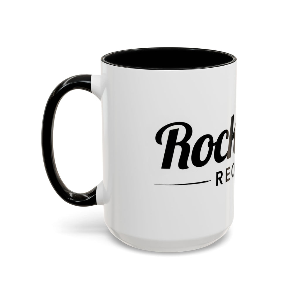 Rock n' Roll Records - Accent Coffee Mug