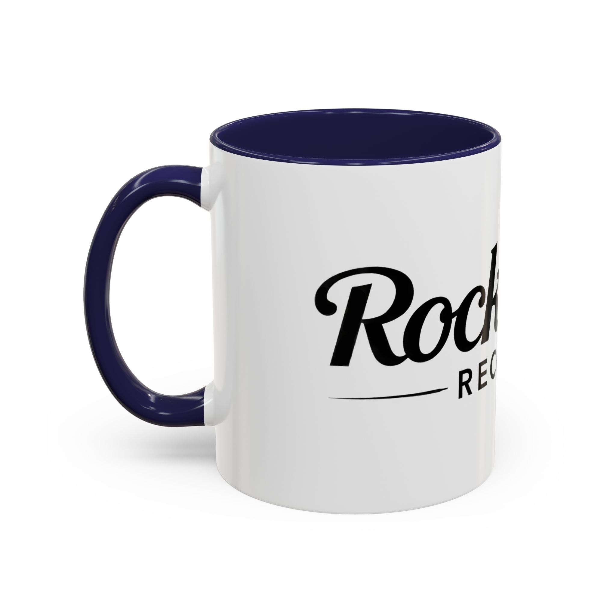 Rock n' Roll Records - Accent Coffee Mug