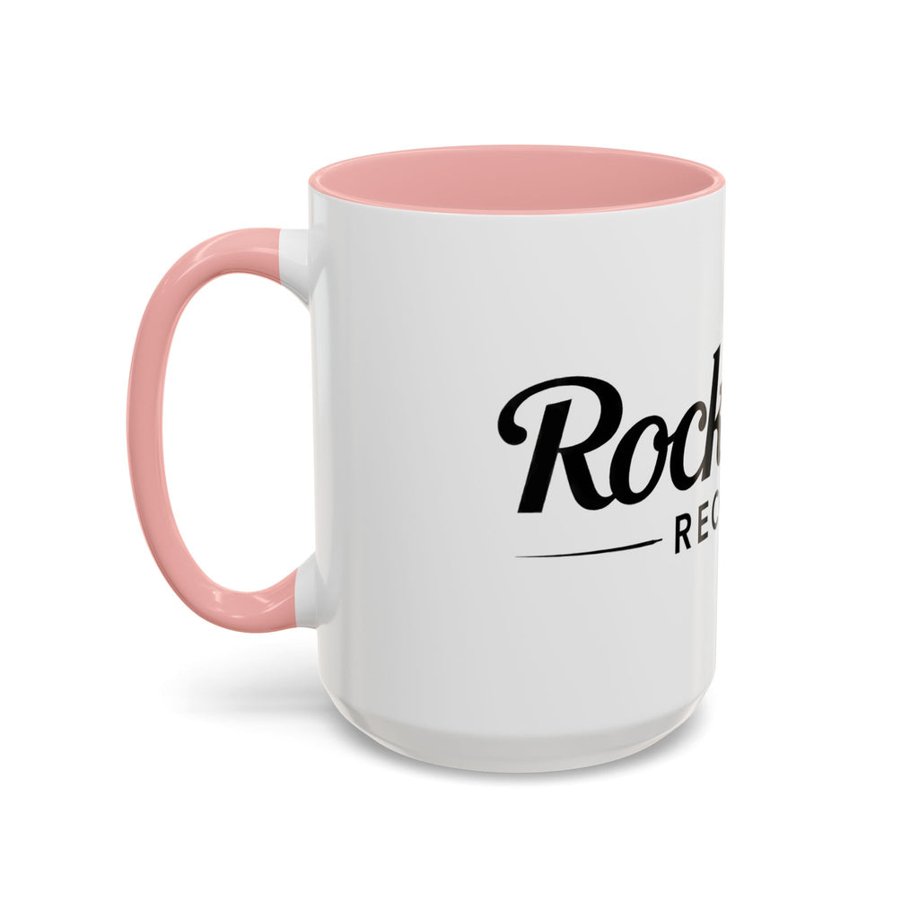 Rock n' Roll Records - Accent Coffee Mug