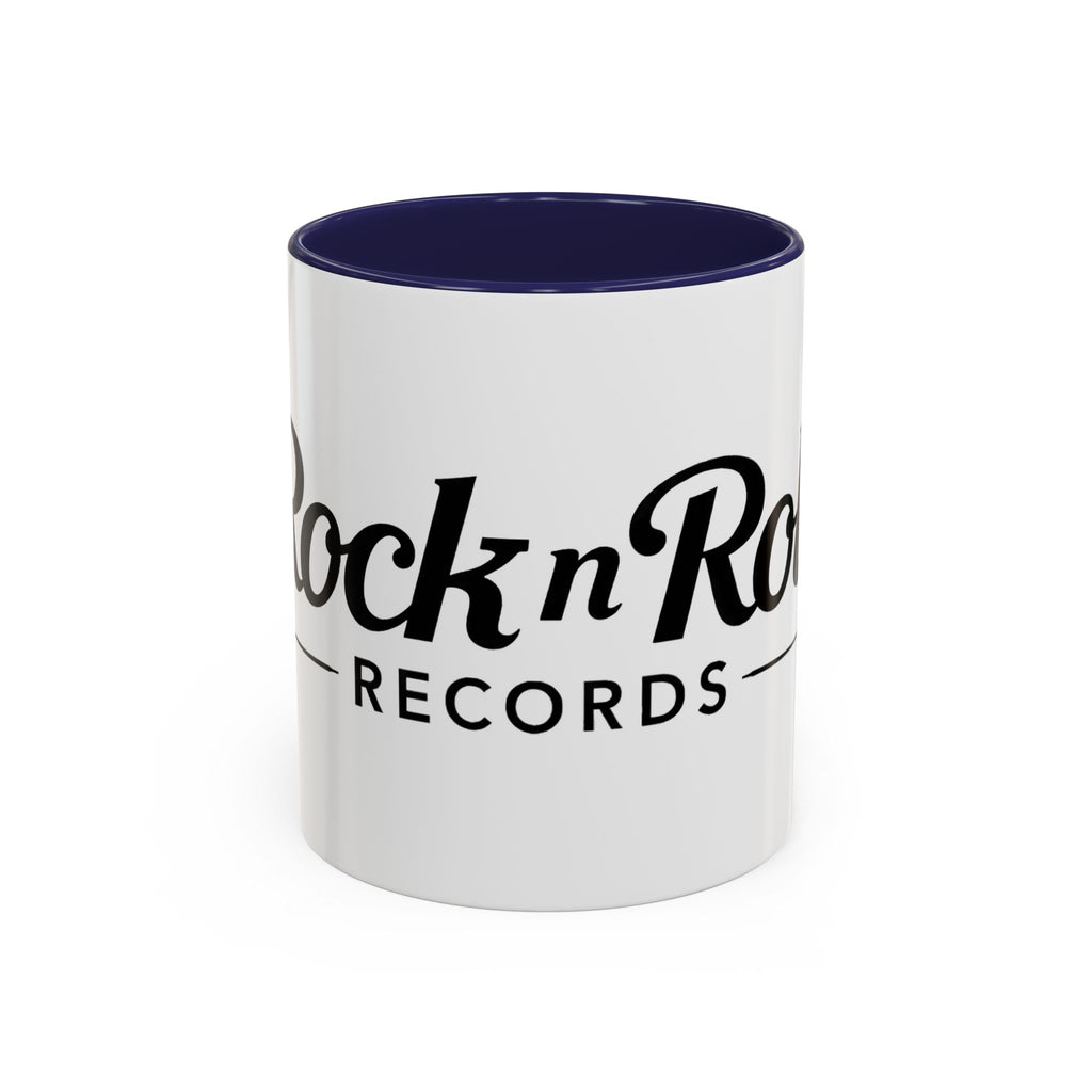 Rock n' Roll Records - Accent Coffee Mug
