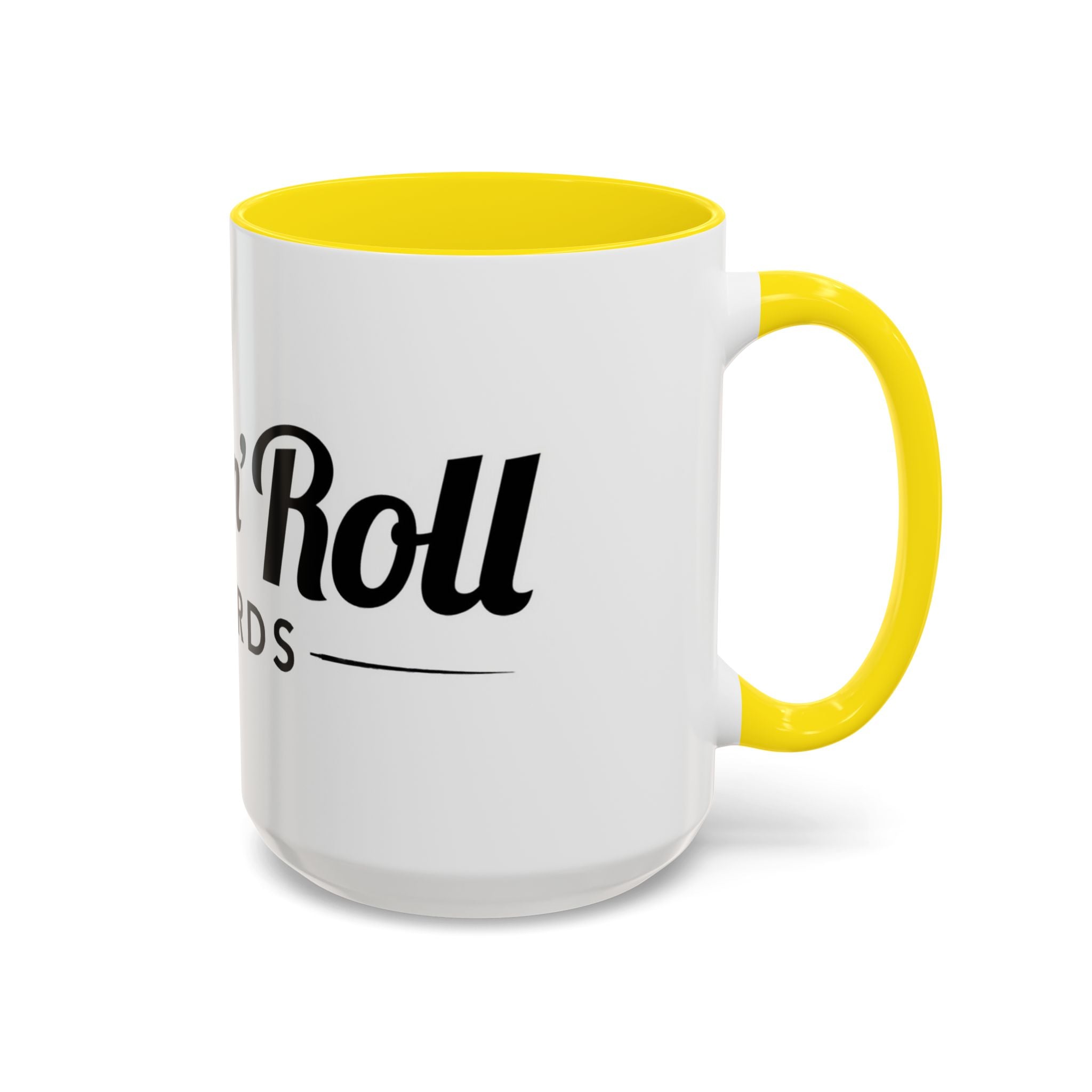 Rock n' Roll Records - Accent Coffee Mug
