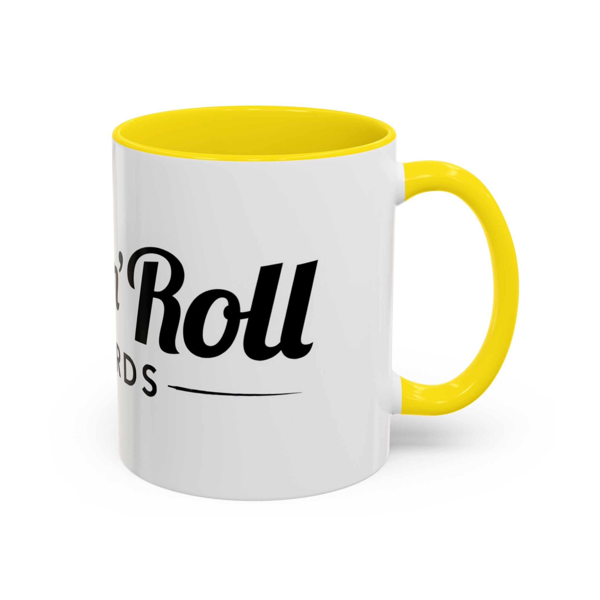 Rock n' Roll Records - Accent Coffee Mug