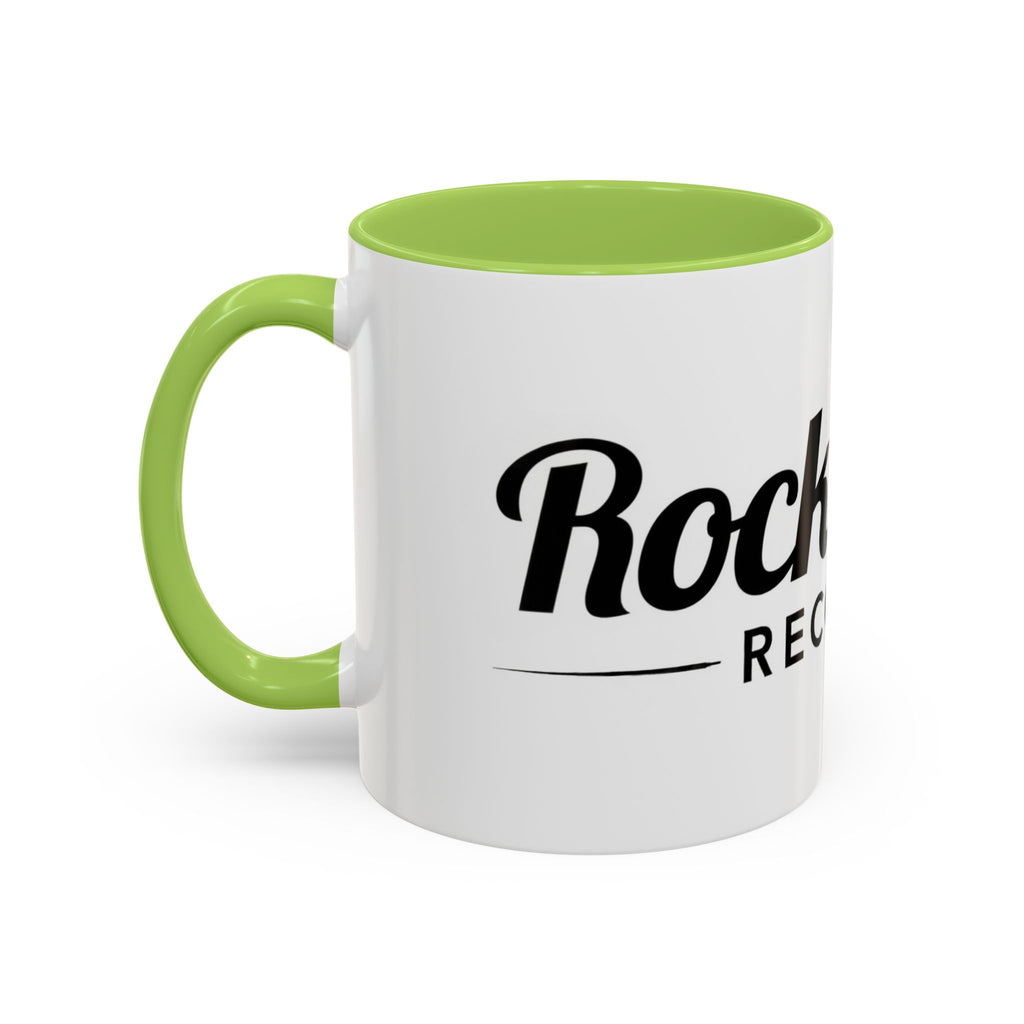 Rock n' Roll Records - Accent Coffee Mug