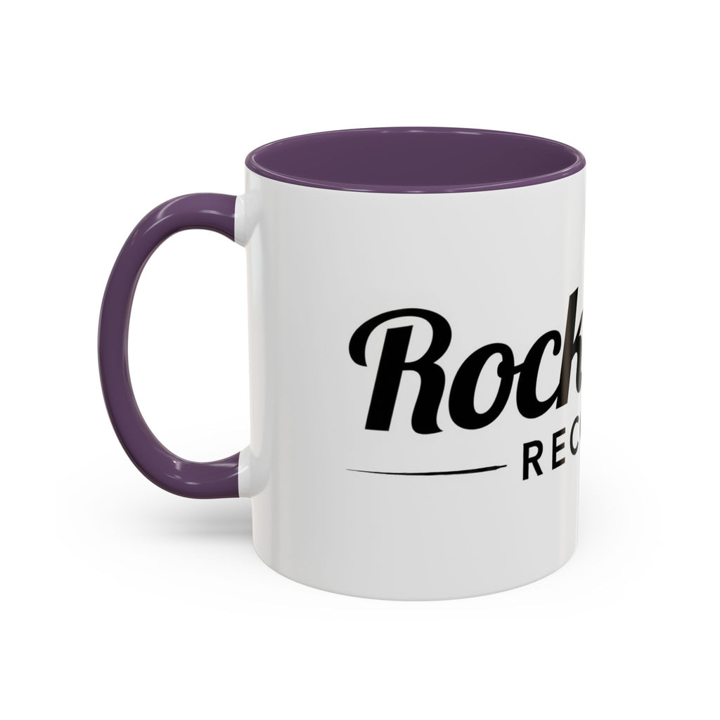 Rock n' Roll Records - Accent Coffee Mug