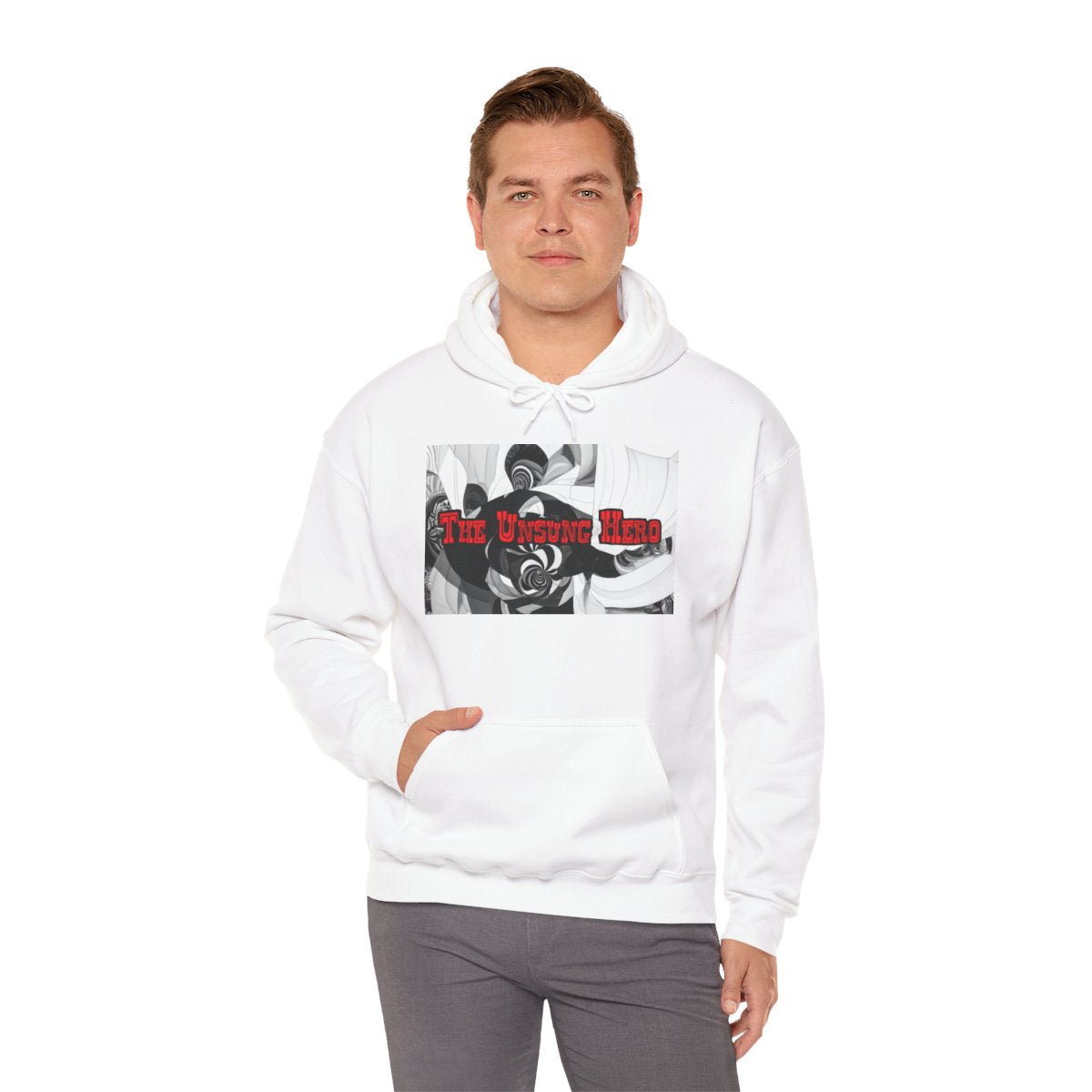 The Unsung Hero - Hooded Spiral Sweatshirt [Unisex]